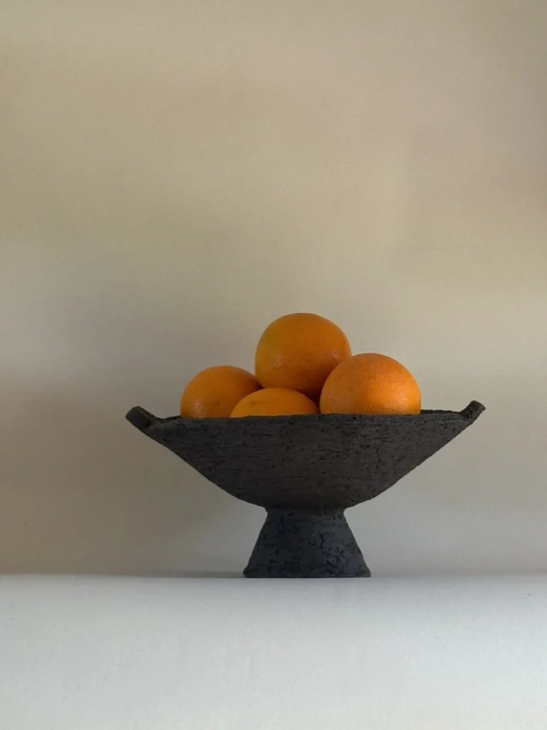 Black footed bowl