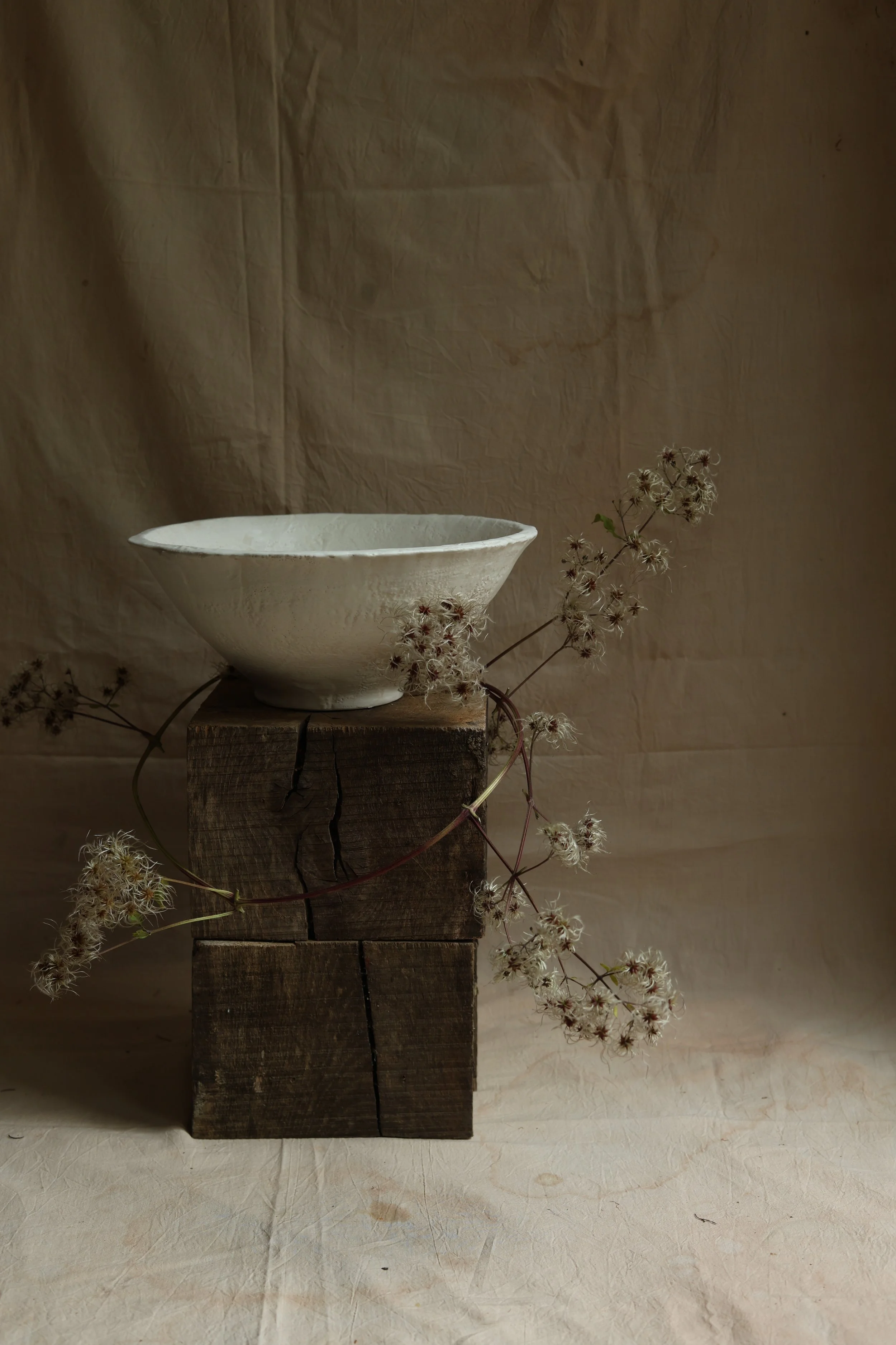 Large white bowl