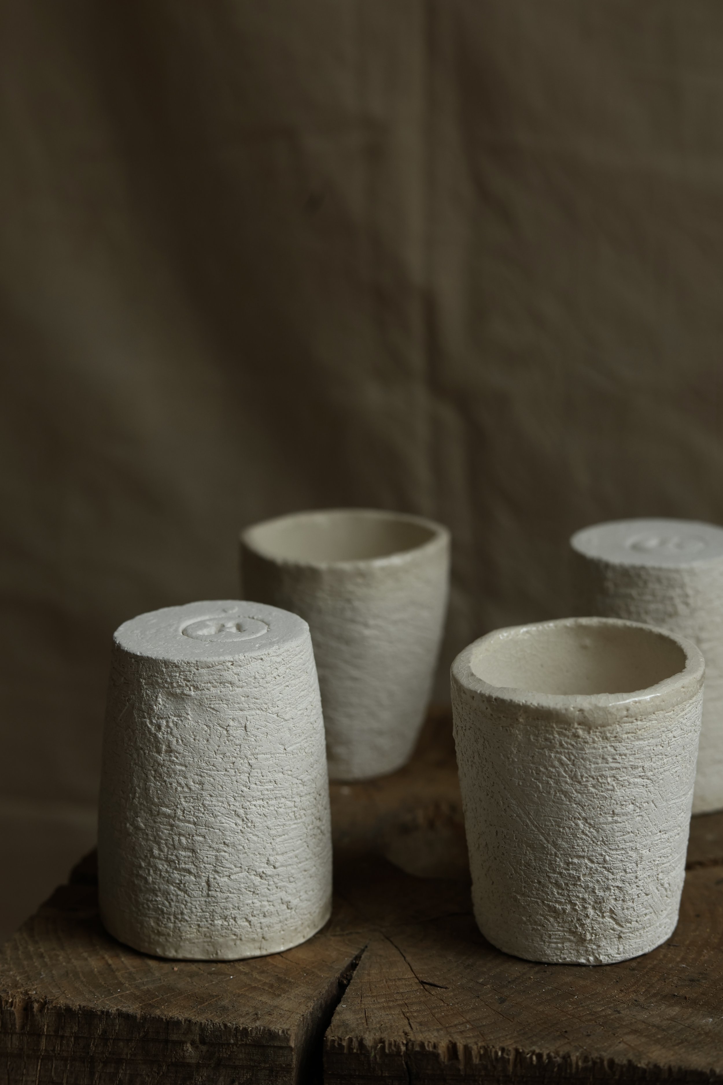 Earthenware pots (pair) I
