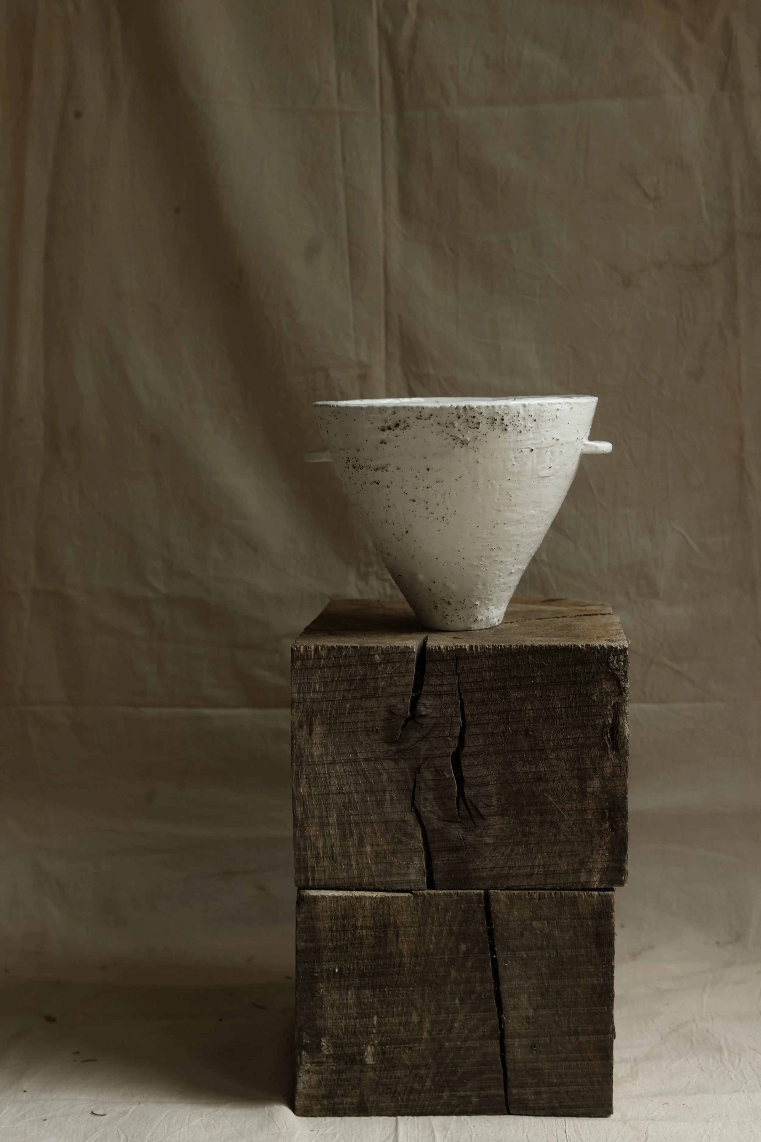 Conical stoneware bowl I