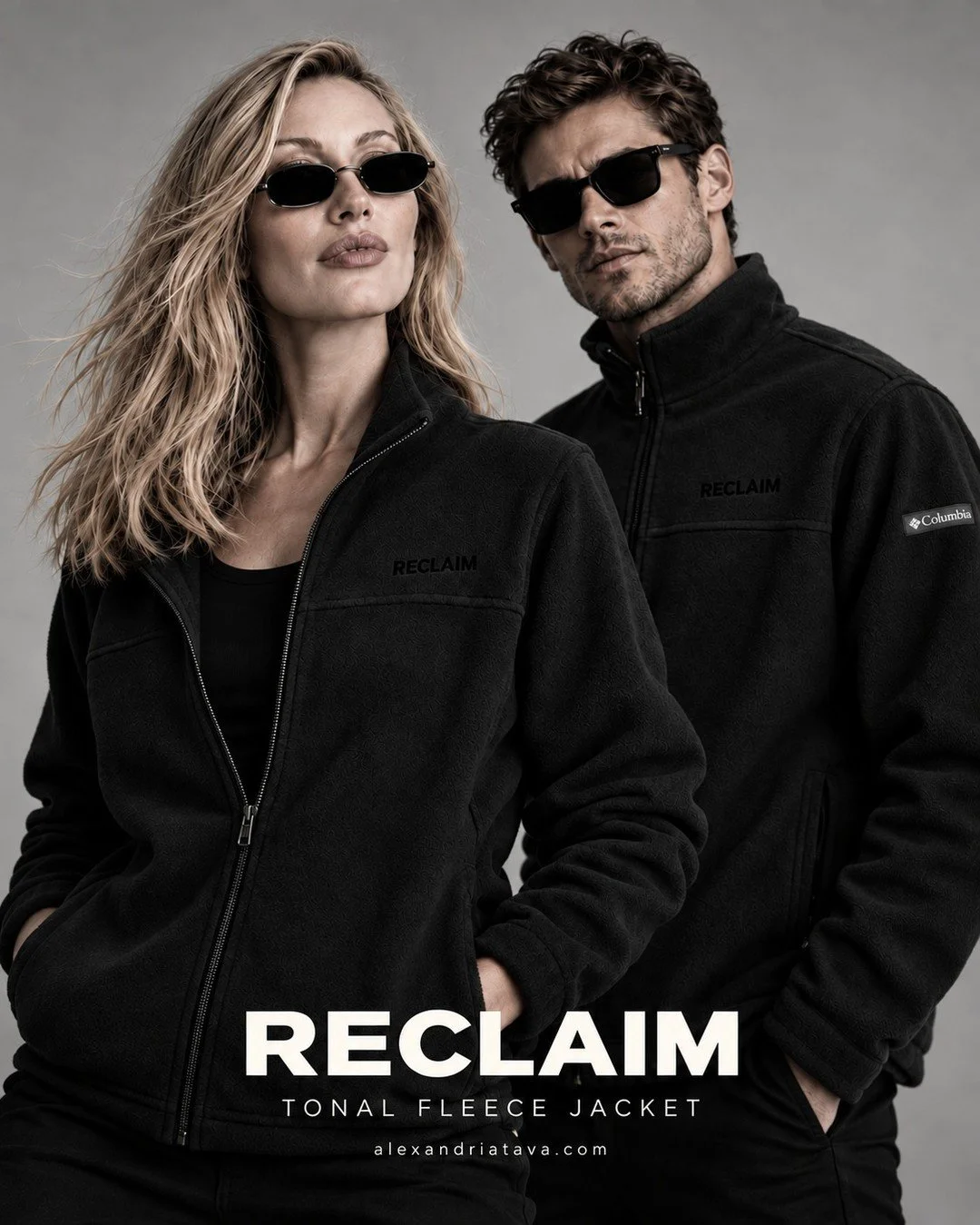 #RECLAIM &mdash; Tonal Fleece Jacket 🤍 

Inspired by the understated confidence of &rsquo;90s streetwear, this @Columbia1938 fleece is customized with black-on-black RECLAIM embroidery. A soft, full-zip layer for cool mornings, city evenings, and ev