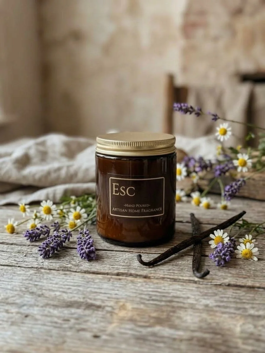 Lavender, Chamomile & Vanilla Soy Candle