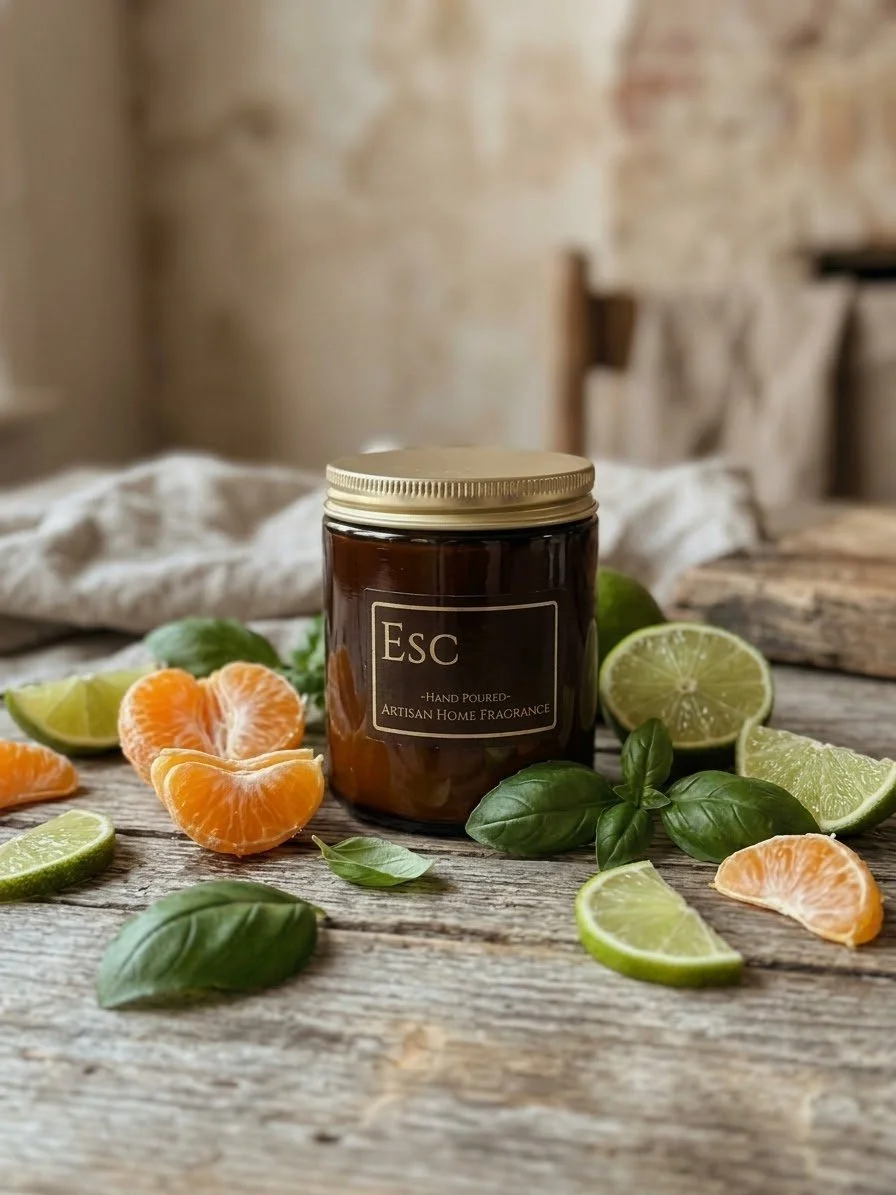 Lime, Basil & Mandarin Soy Candle