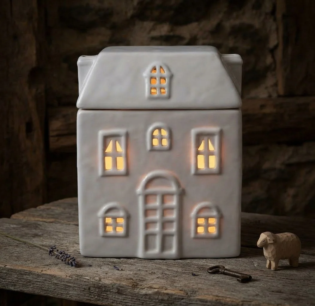 Large Ceramic House Melter