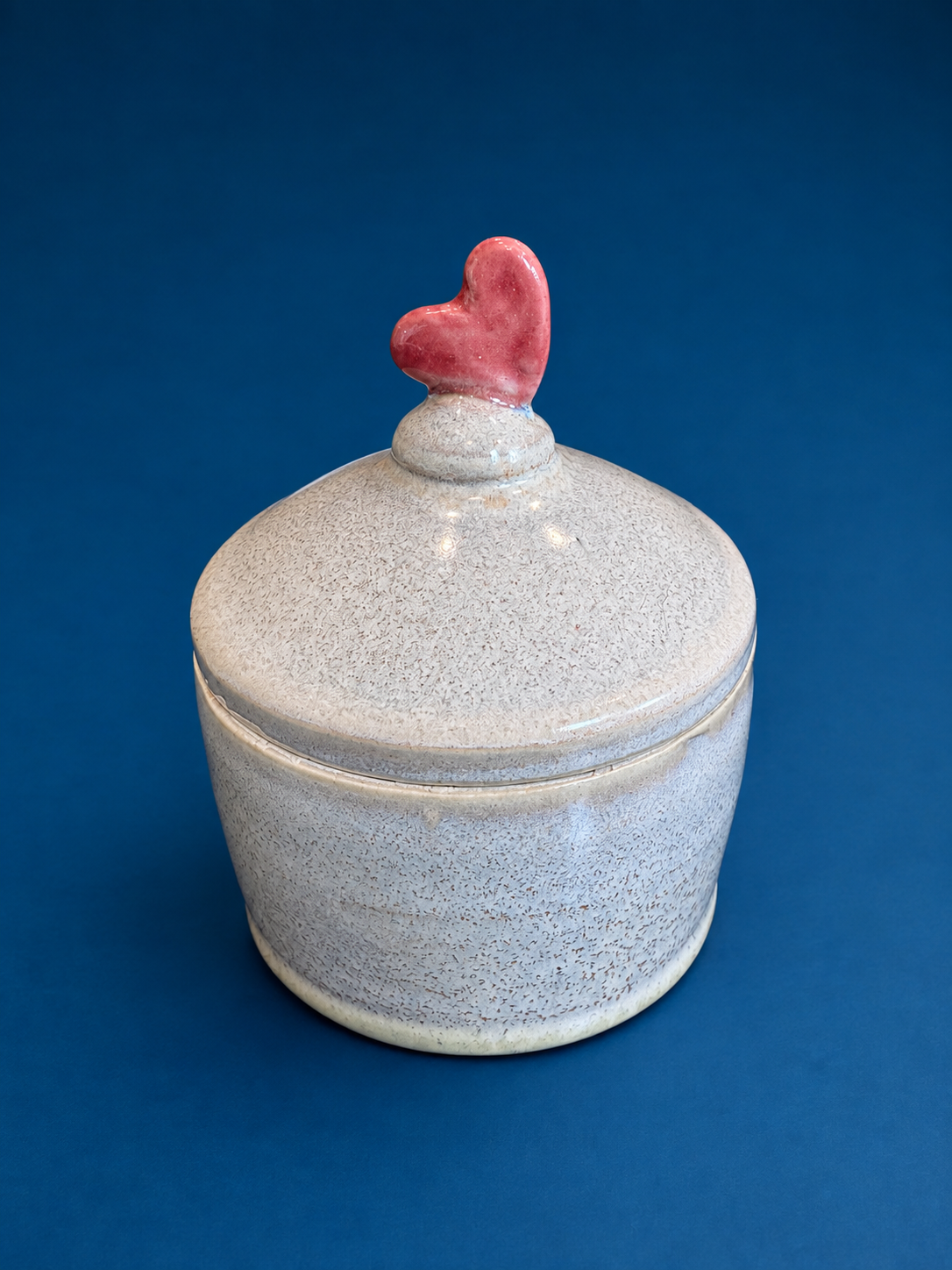 Heart Lidded Jar