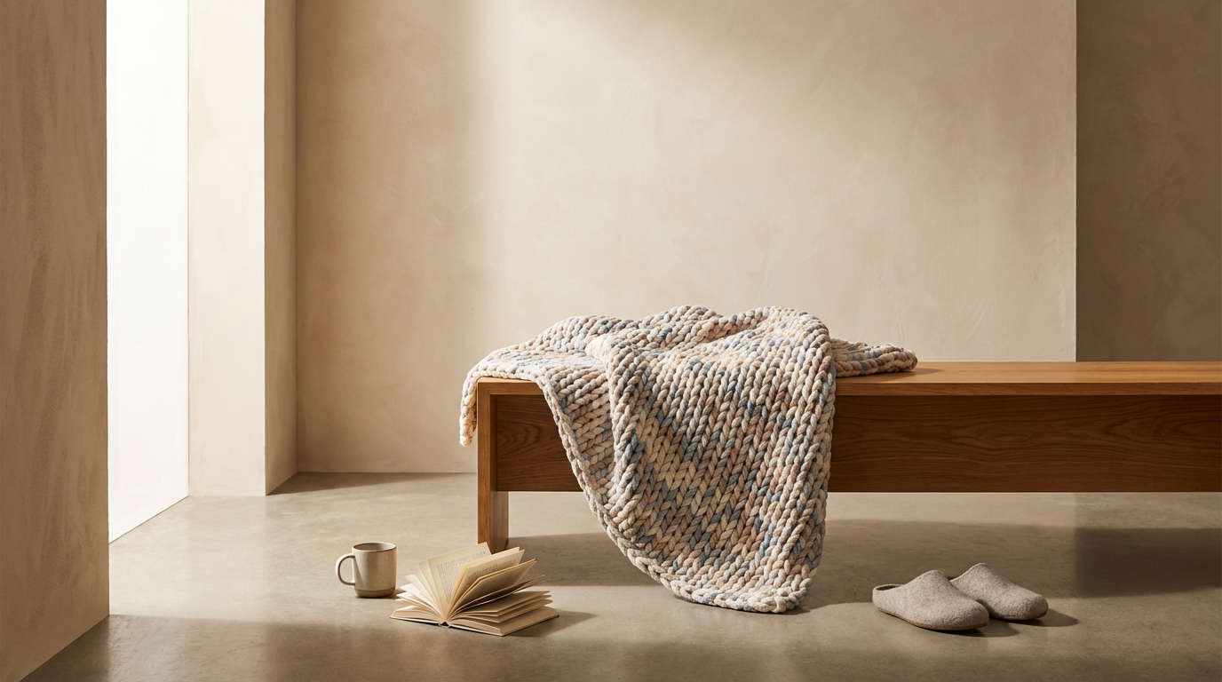 Chunky Knit Blanket