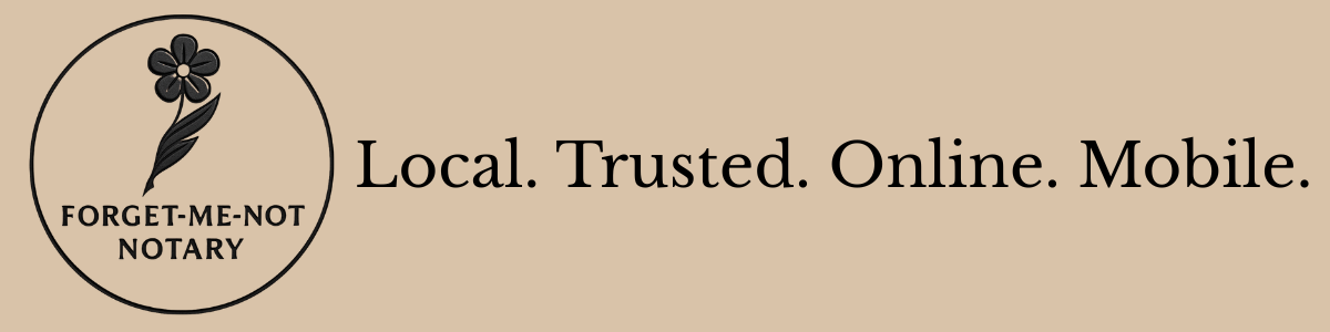 Forget-Me-Not Notary Services