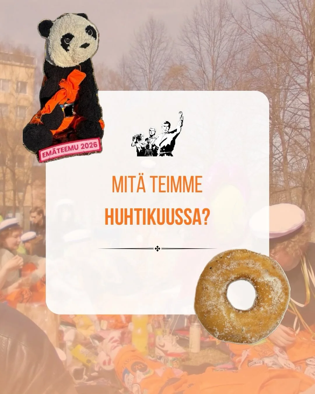 Vostokin huhtikuu🧡

Parempi my&ouml;h&auml;&auml;n kuin ei milloinkaan! Palataan viel&auml; hetkeksi muistelemaan tapahtumant&auml;yteist&auml; huhtikuuta.

Huhtikuussa vostokit p&auml;&auml;siv&auml;t nauttimaan muun muassa Trivial Perseist&auml;, 