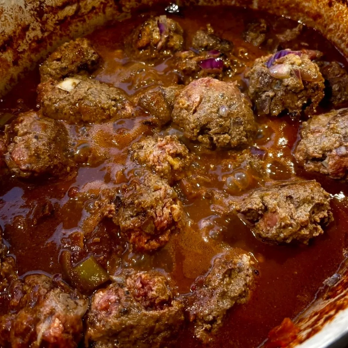 Boulette de Boeuf, sauce tomate maison