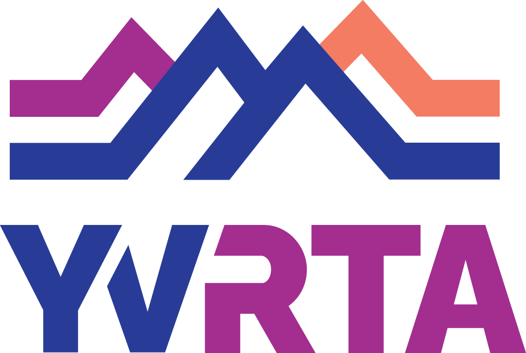 YVRTA Logo Concept: line-drawing depiction of mountains