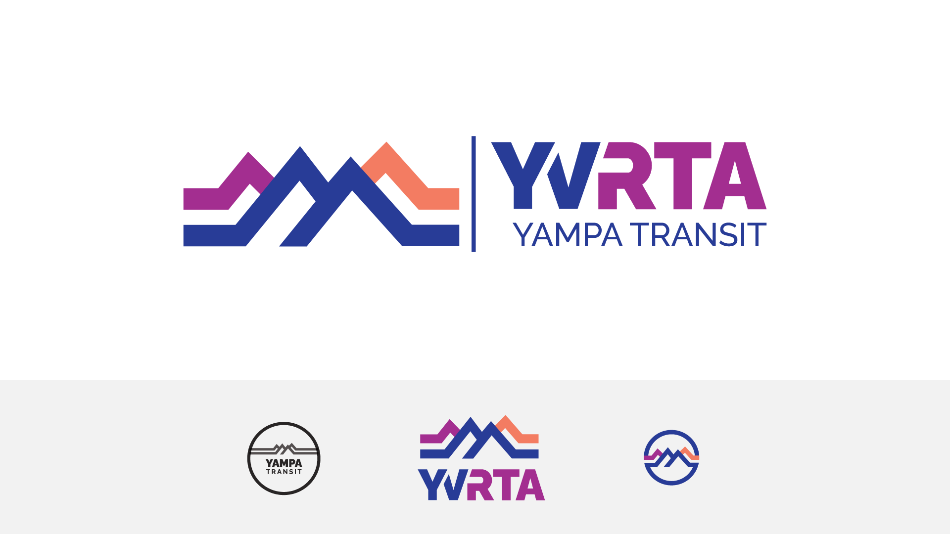 Brand concept; linework depicting mountains