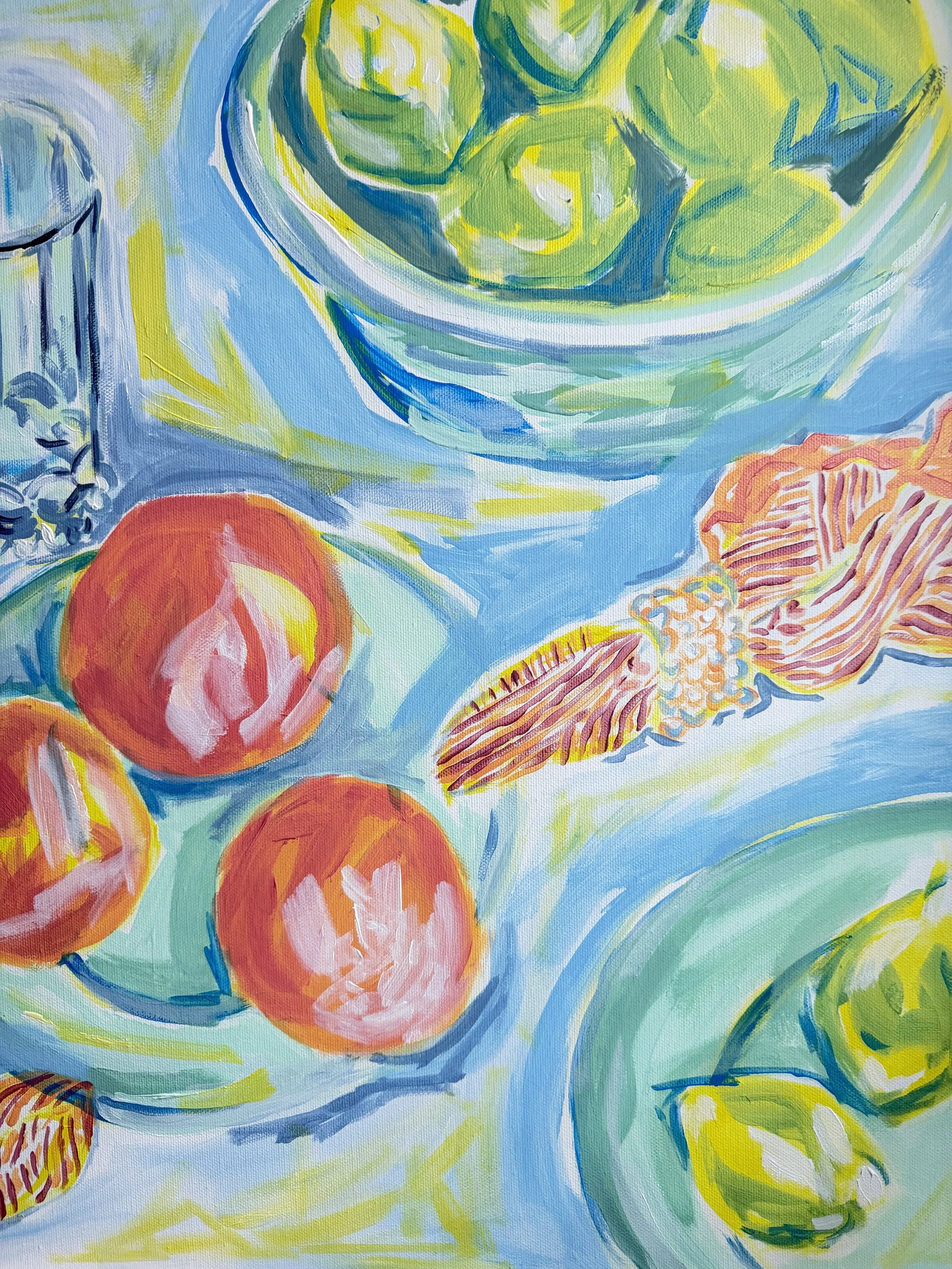 Peaches and Limes #2 Print