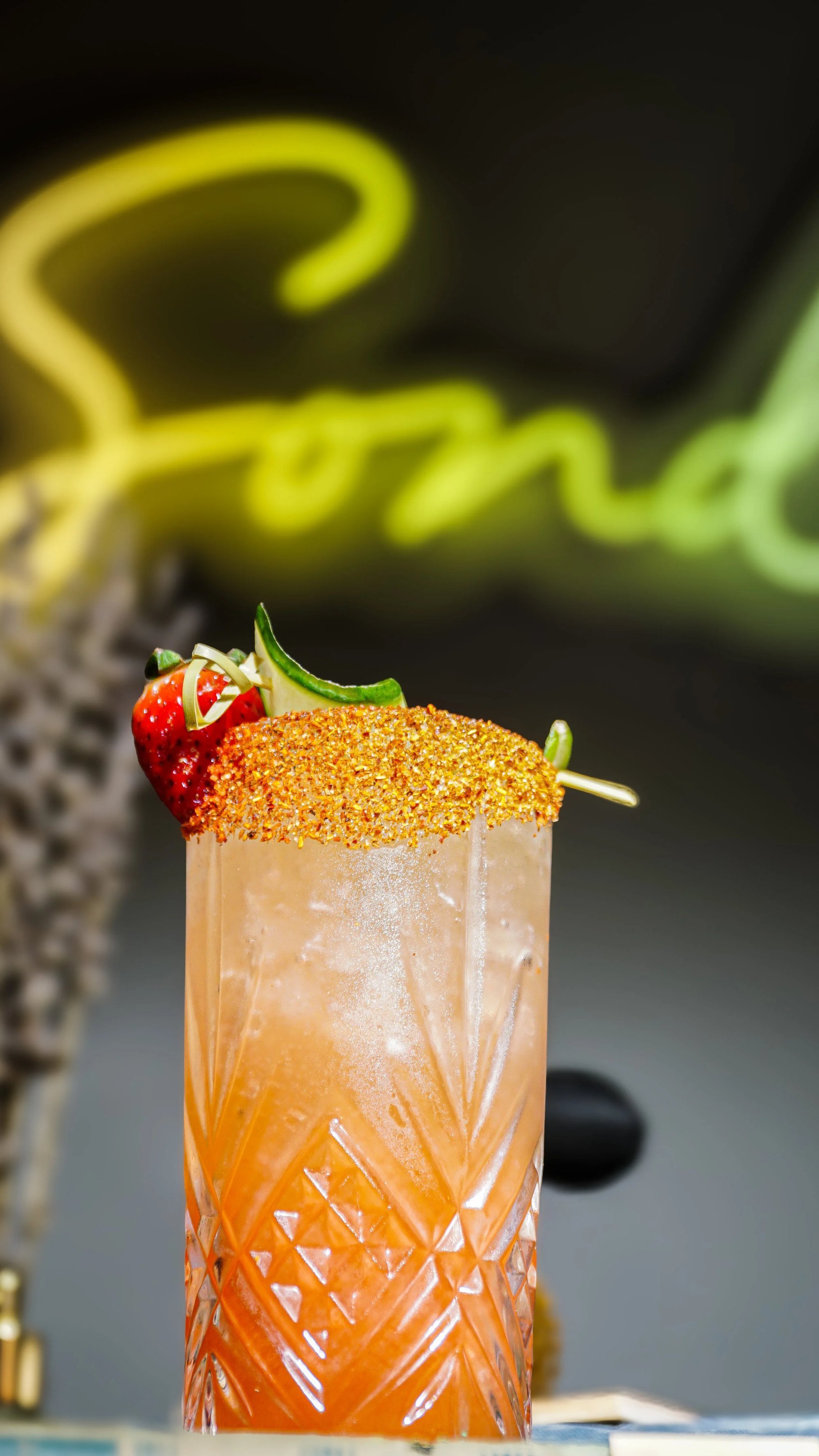 A craft cocktail at Sonder Social Club