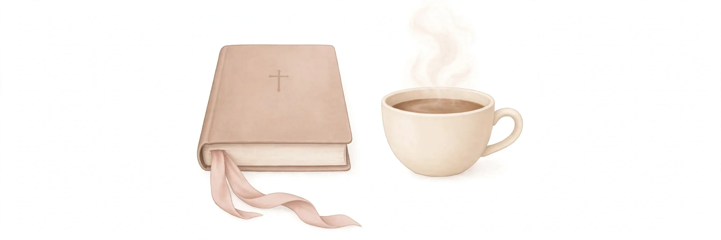 Closed Bible with ribbon bookmark