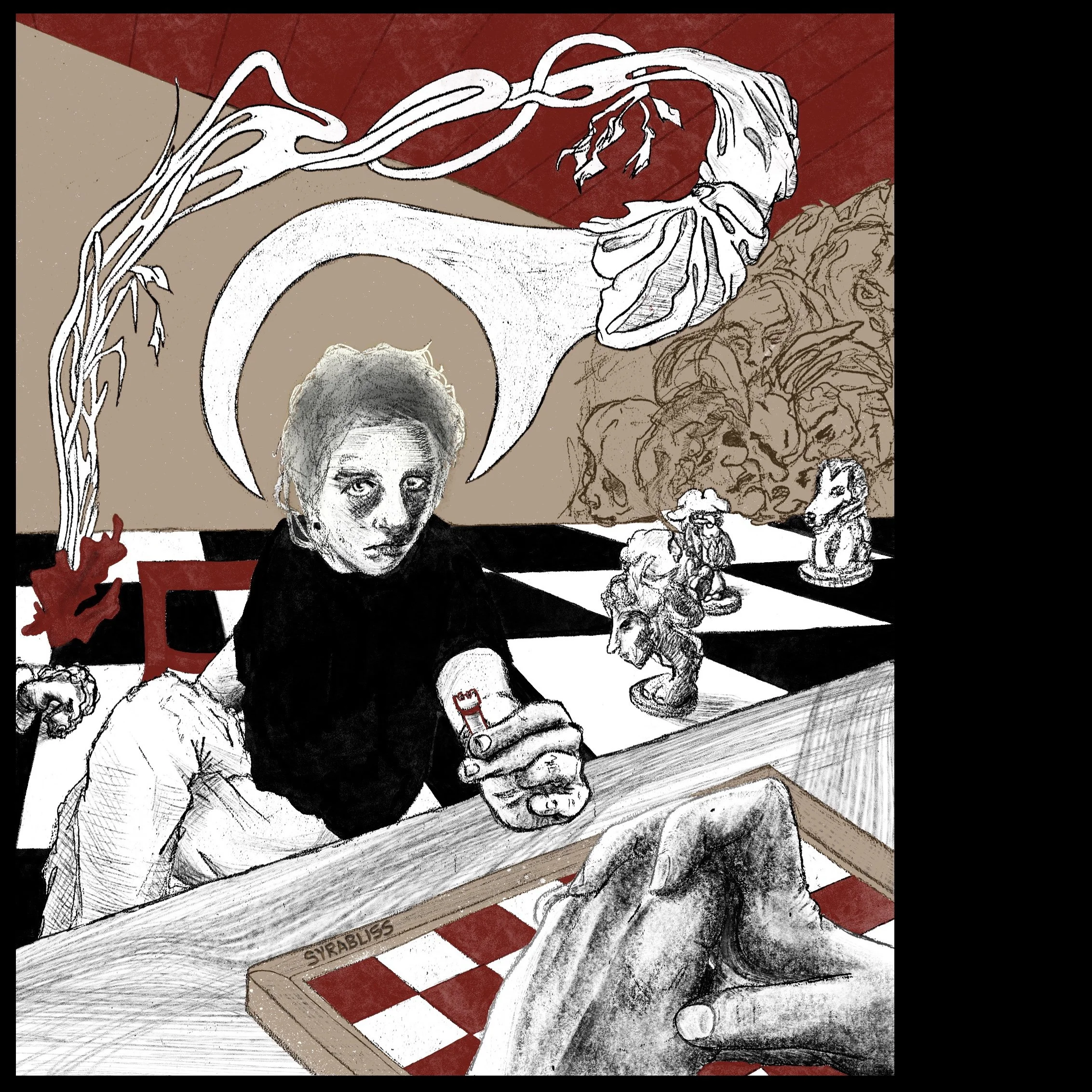 Bliss-05 & preparatory drawing