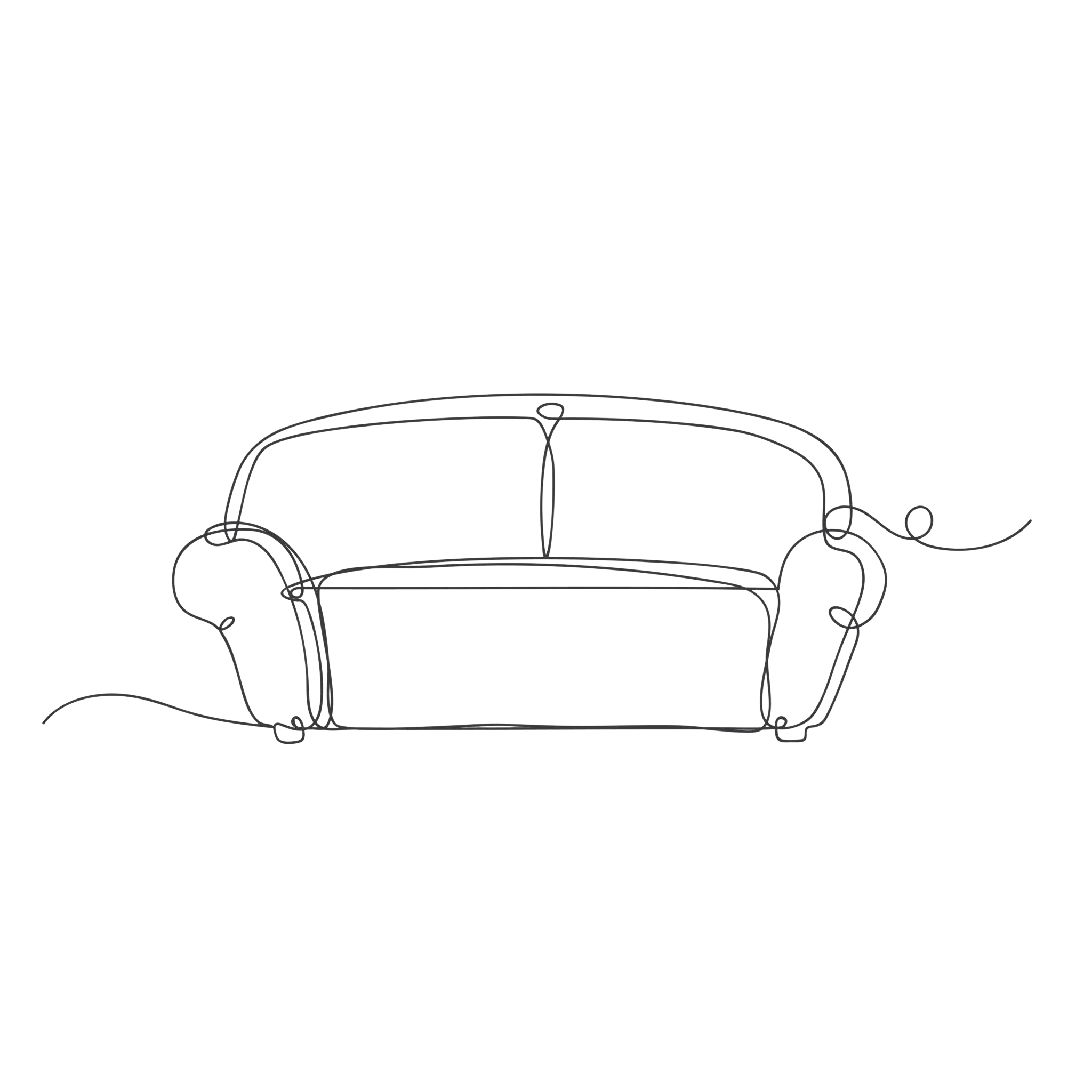 Line drawing of a vintage car with a kite string attached to the front bumper, and a kite flying above it.