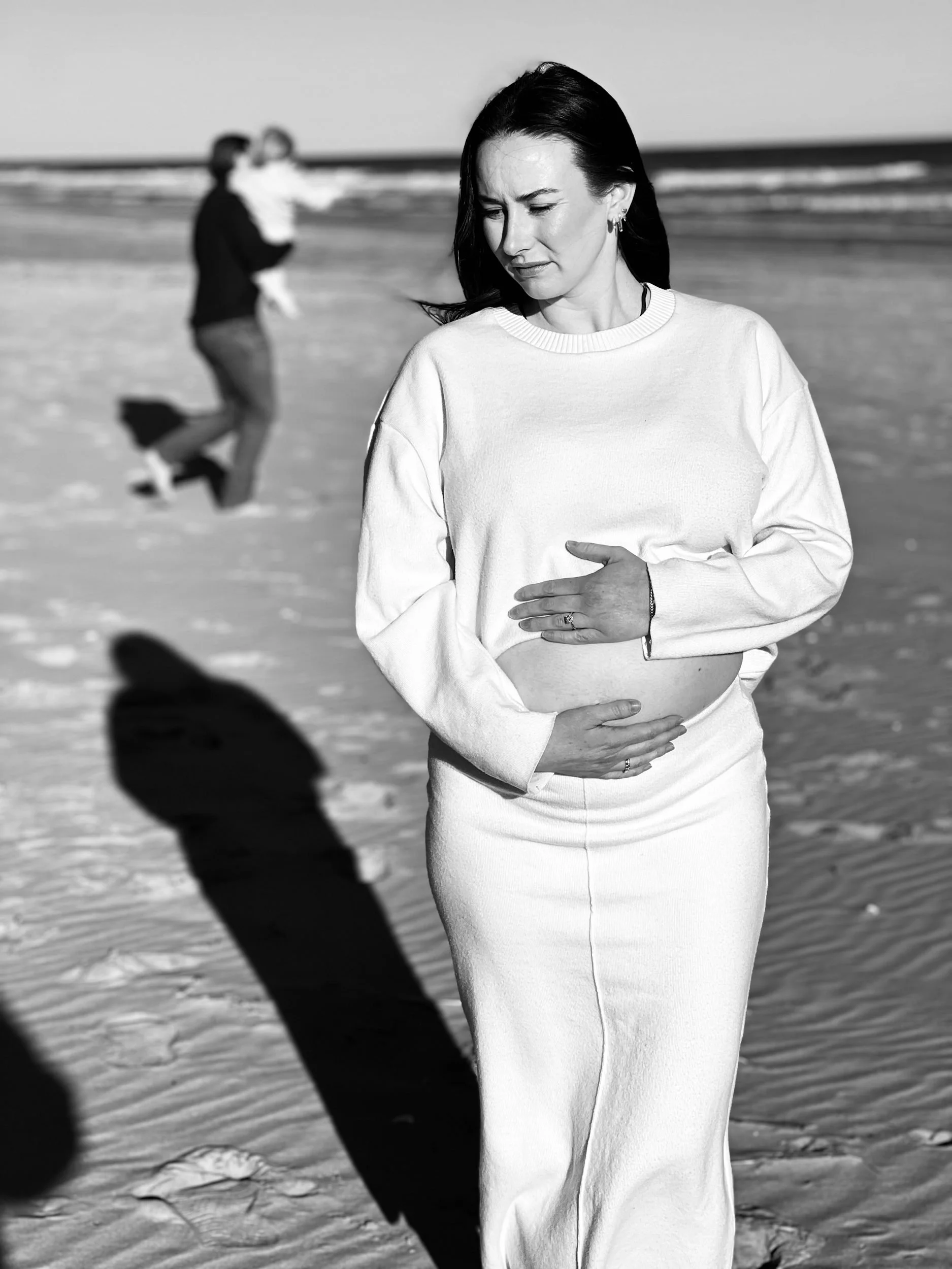 Victoria during her pregnancy with Finn