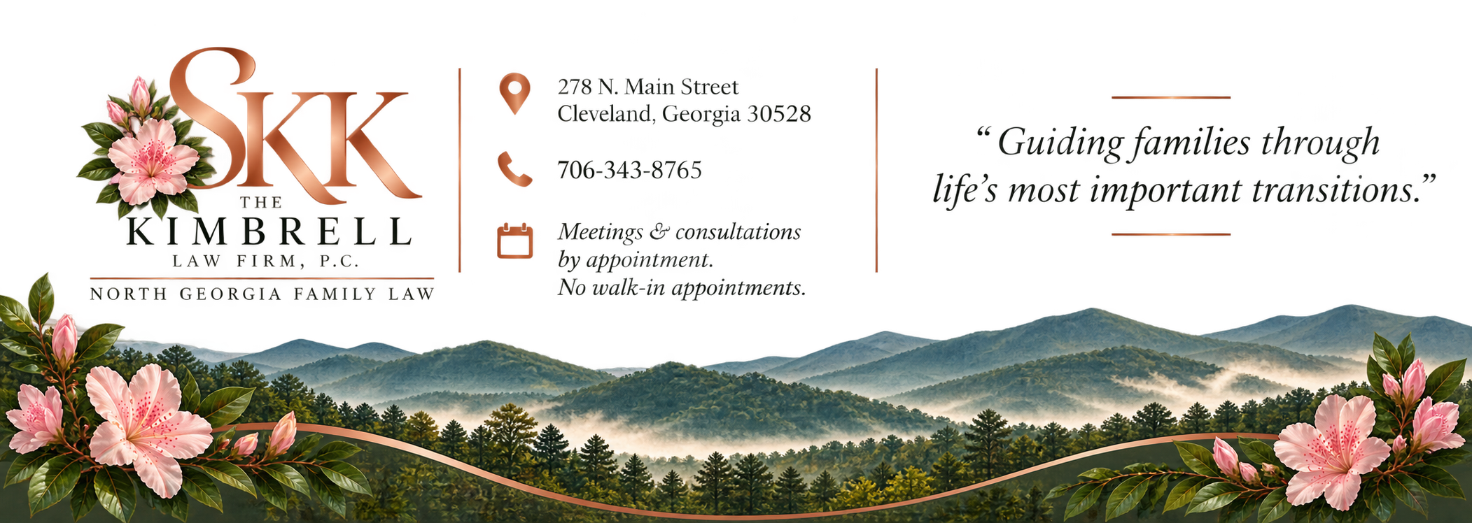 The Kimbrell Law Firm, P.C., providing family law representation throughout North Georgia.
