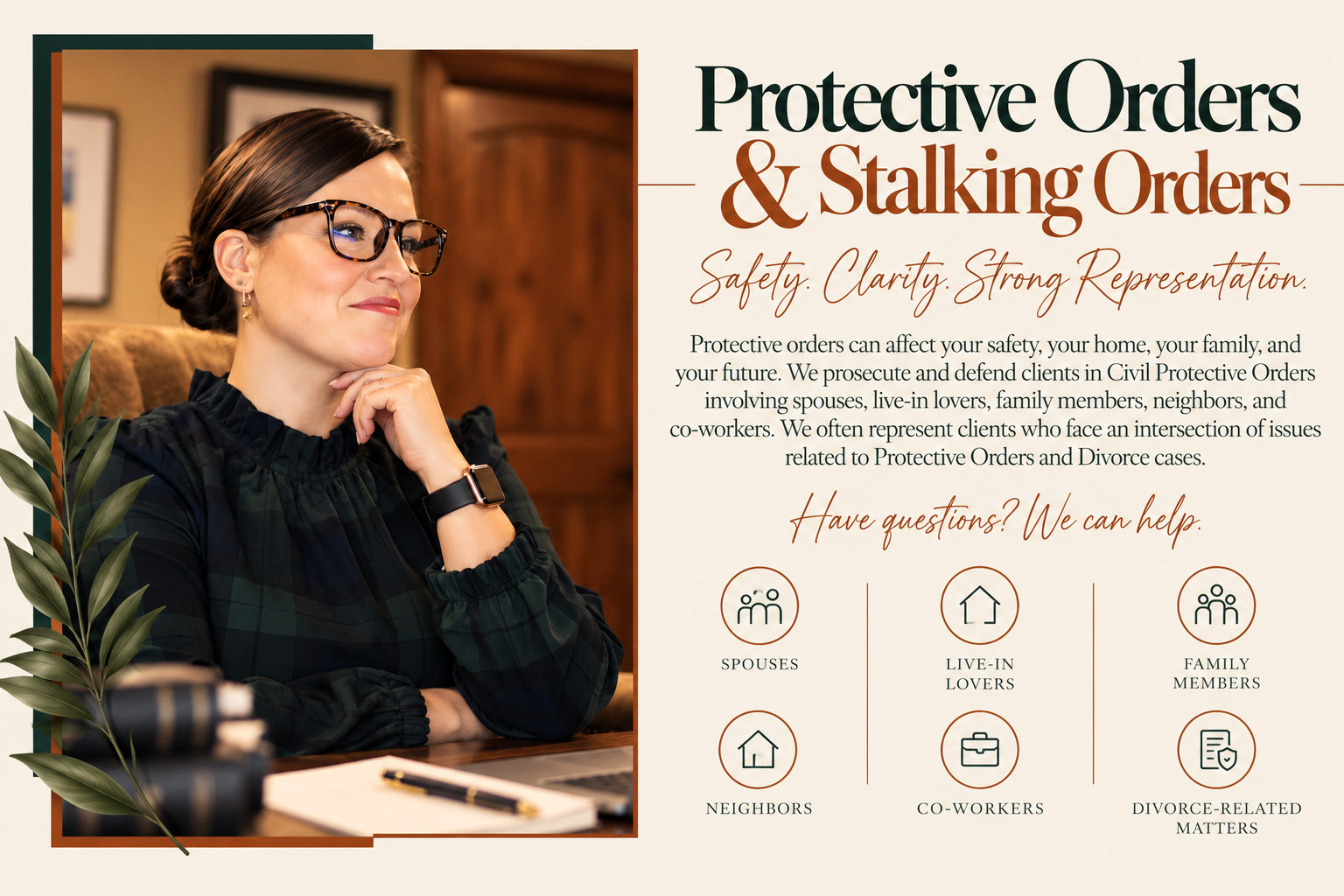 Georgia protective order and stalking order representation focused on safety, clarity, and strong advocacy.