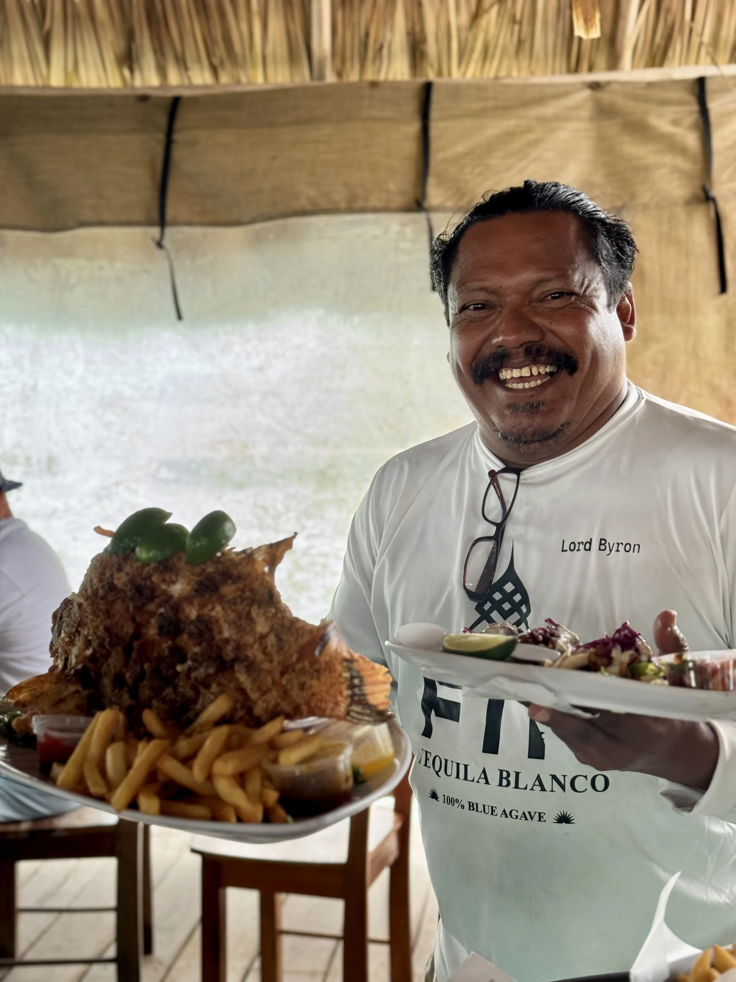 Served with warm Belizean hospitality 
