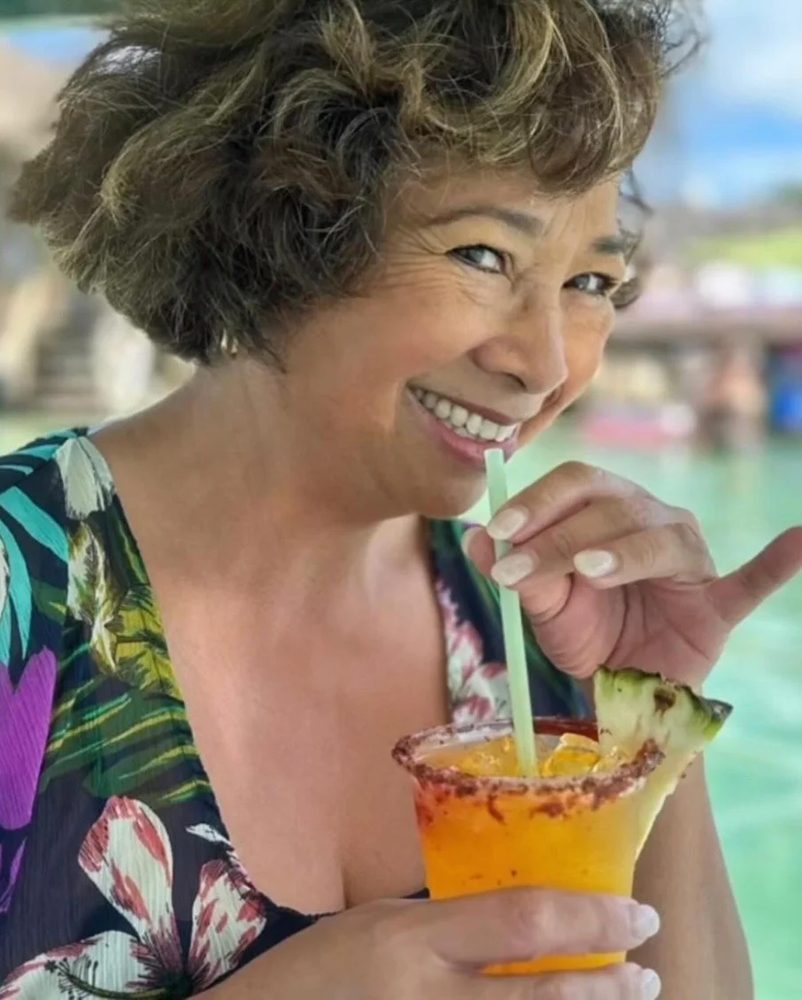 Customer enjoying our Mango Stripper