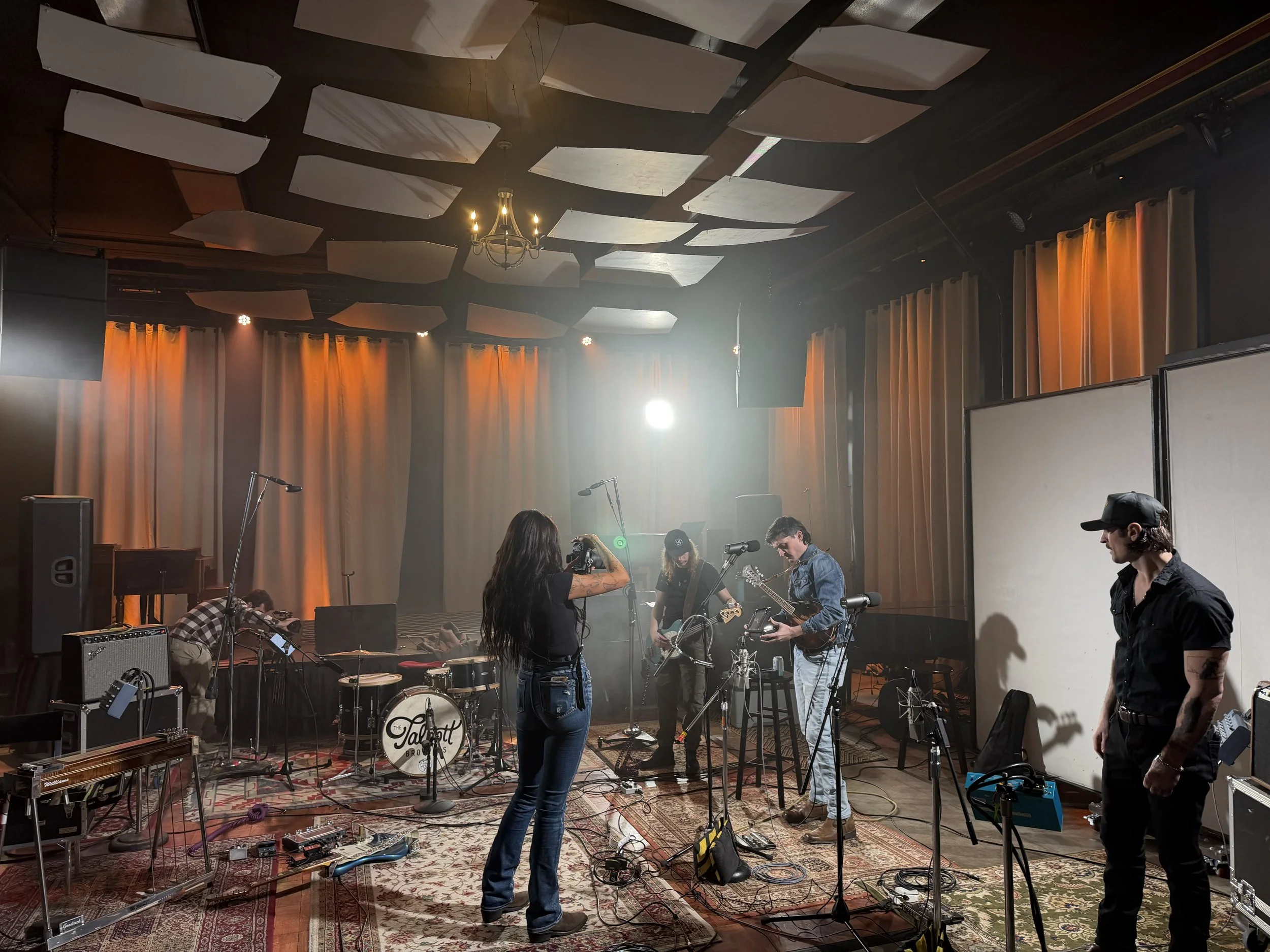 The Talbott Brothers video shoot