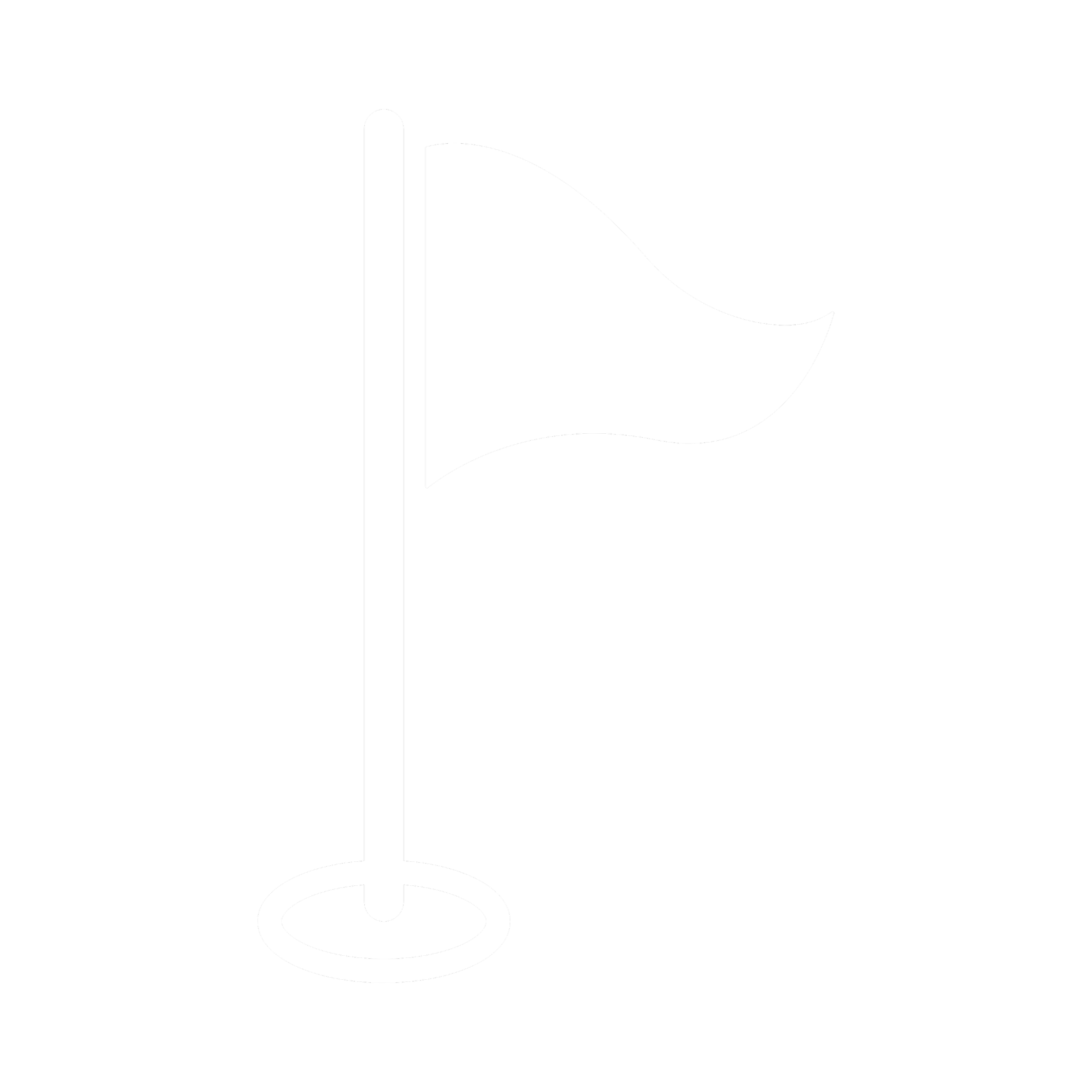 Black and white digital illustration of a lit candle with a flame and a base.
