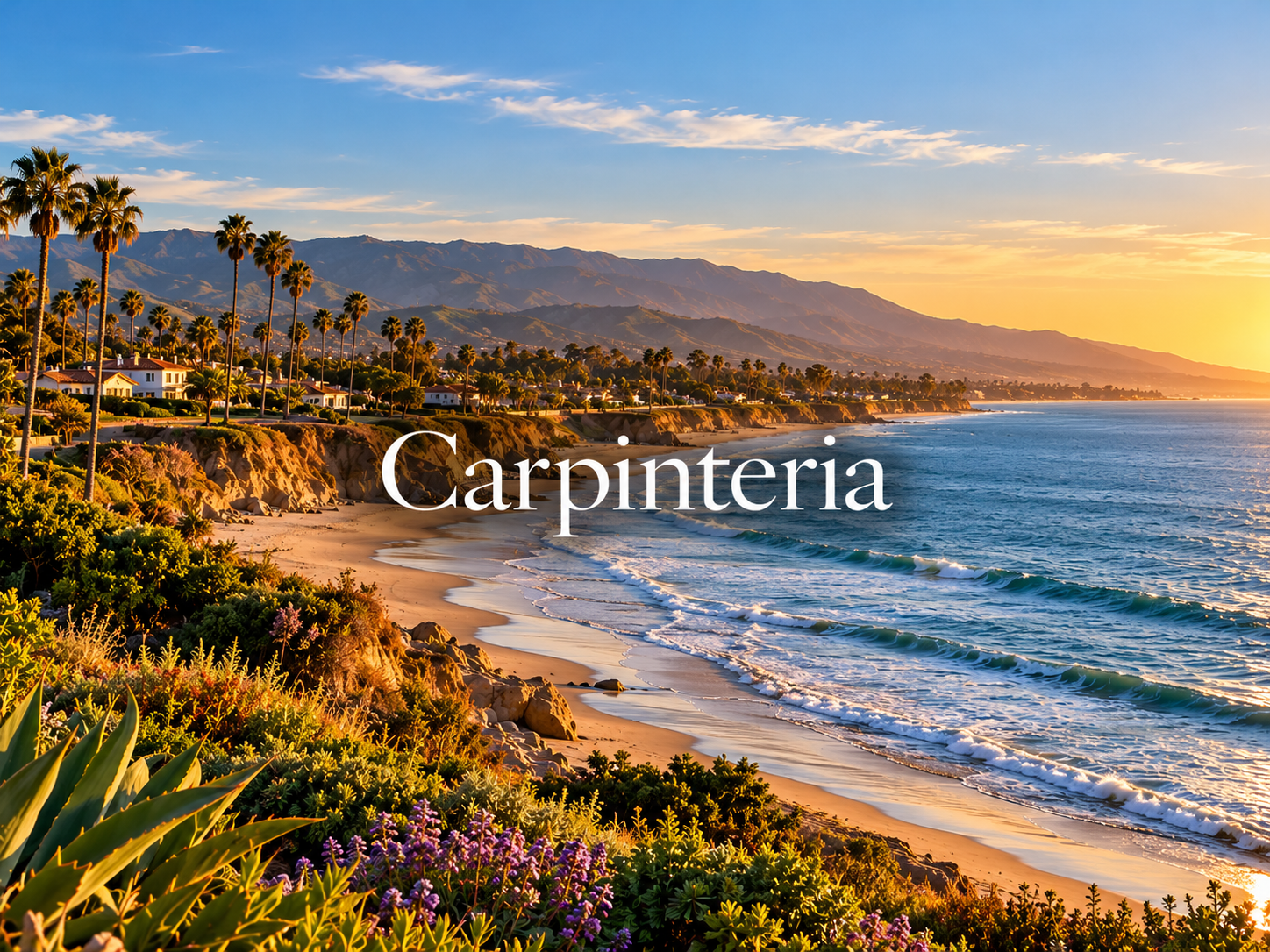 Carpinteria Coastal Sunset Panorama.png