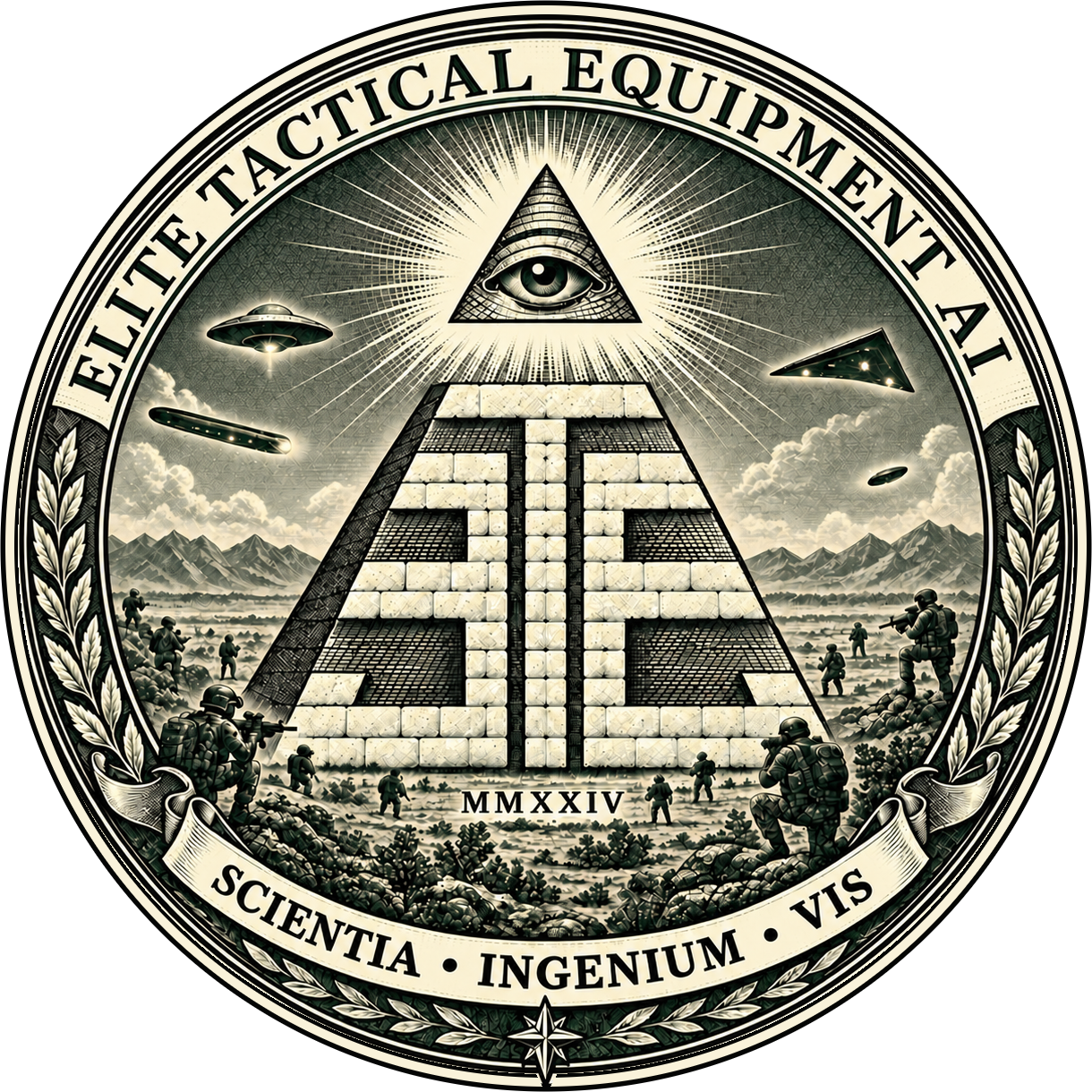 Elite Tactical Equipment AI circular seal