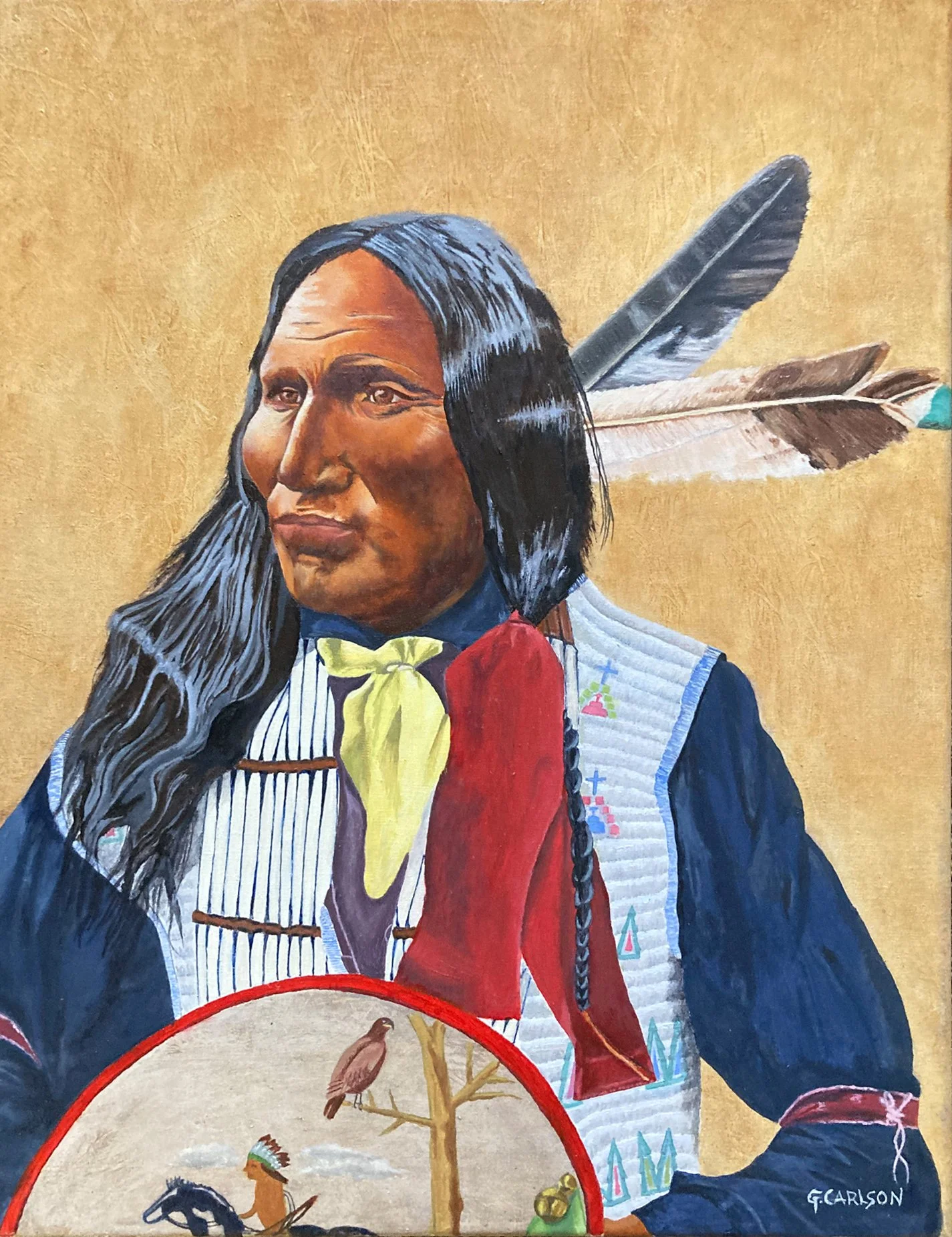 Oglala Sioux • 24" x 36" • Oil on Canvas
Price available upon request