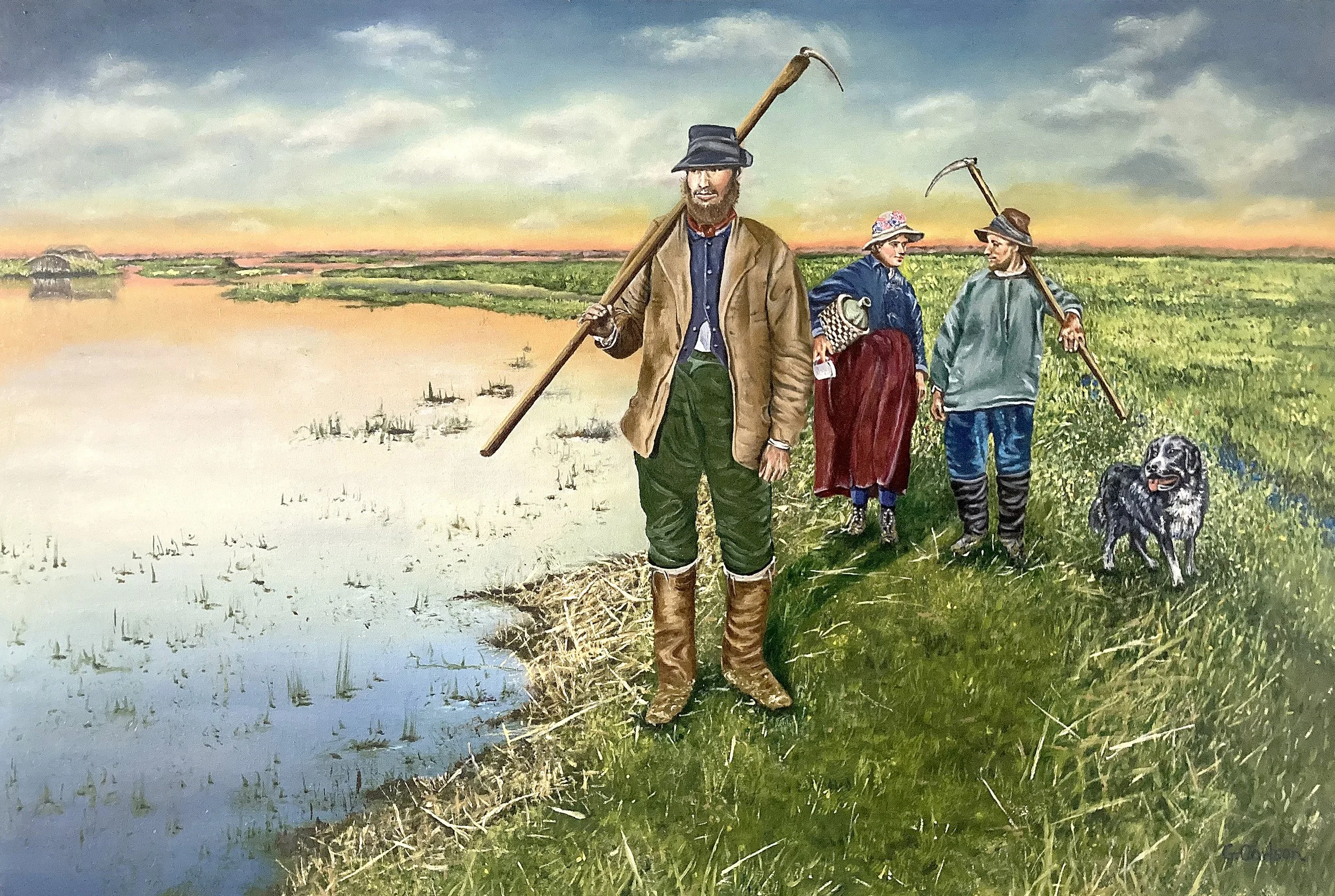 Heading Home from the Marshes • 24" x 36" • Oil on Canvas Board
Price available upon reques