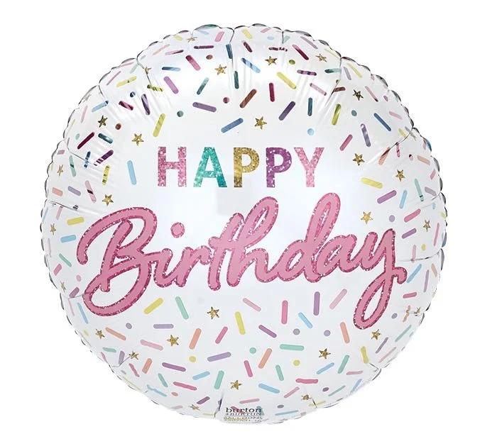 Happy Birthday Balloon - Pink
