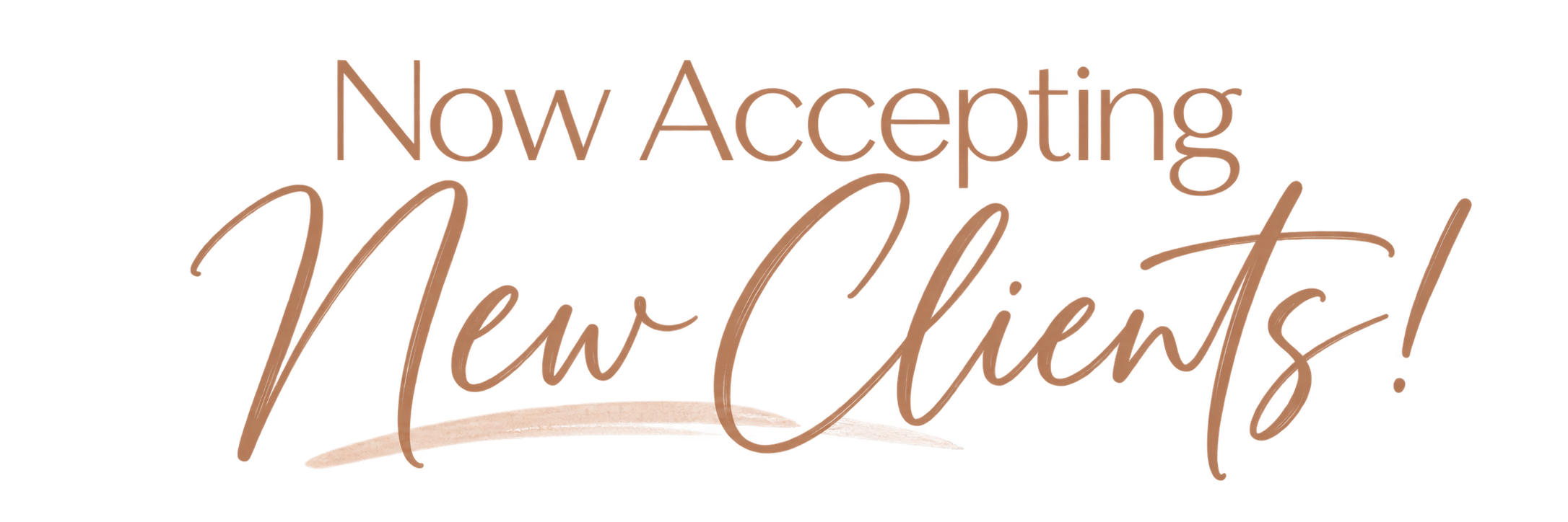 Text reads "Now Accepting Hello Cleveland!" in a decorative font with red, yellow, and pink colors.