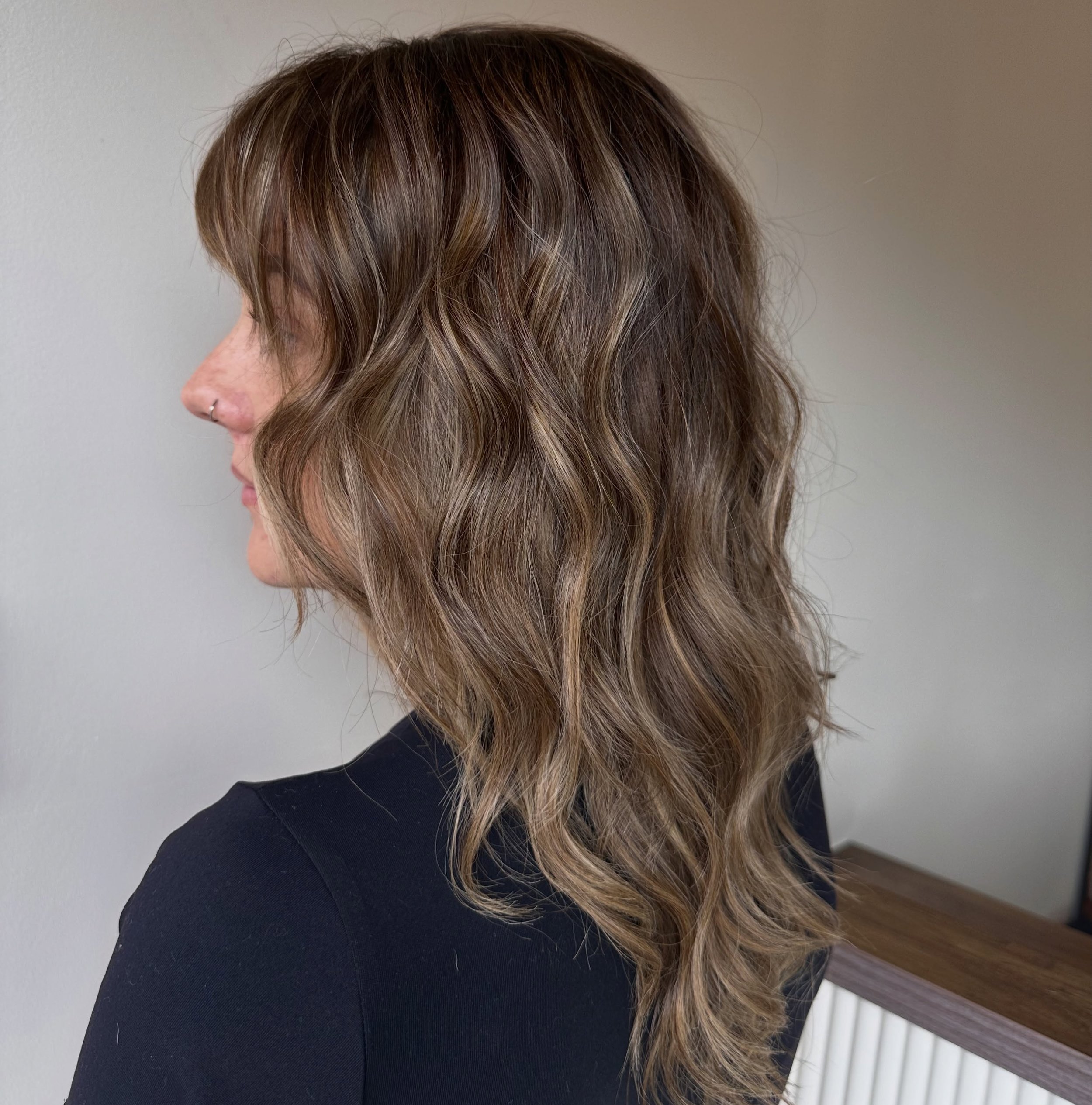 Vibing Allie Hayes hair in Off Campus, fresh balayage, cut amd style  @mrsjrumble #offcampus #goldcoastsalon #miamigoldcoast #alliehayes