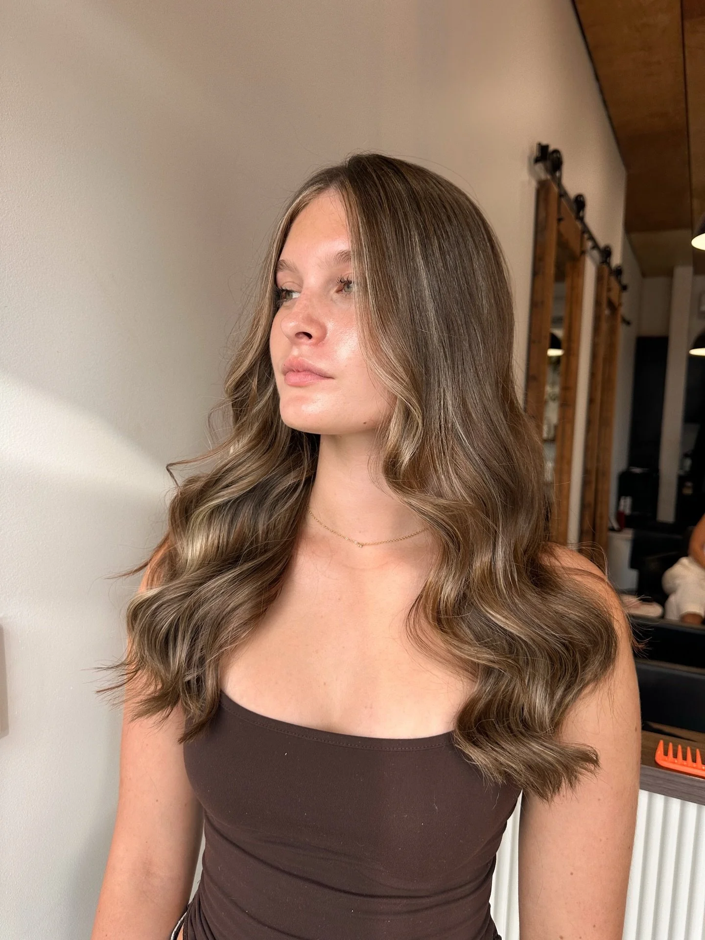 Ella&rsquo;s first colour, subtle bronzed balayage and restyle by Chantelle