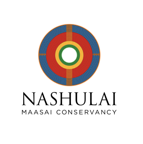 Nashulai Maasai Conservancy logo with colorful circular beaded design