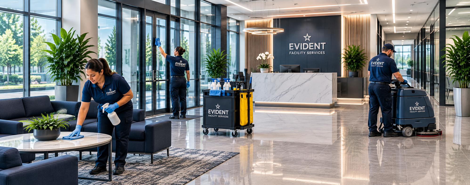 Clean Common Spaces Services — Evident Facility Services