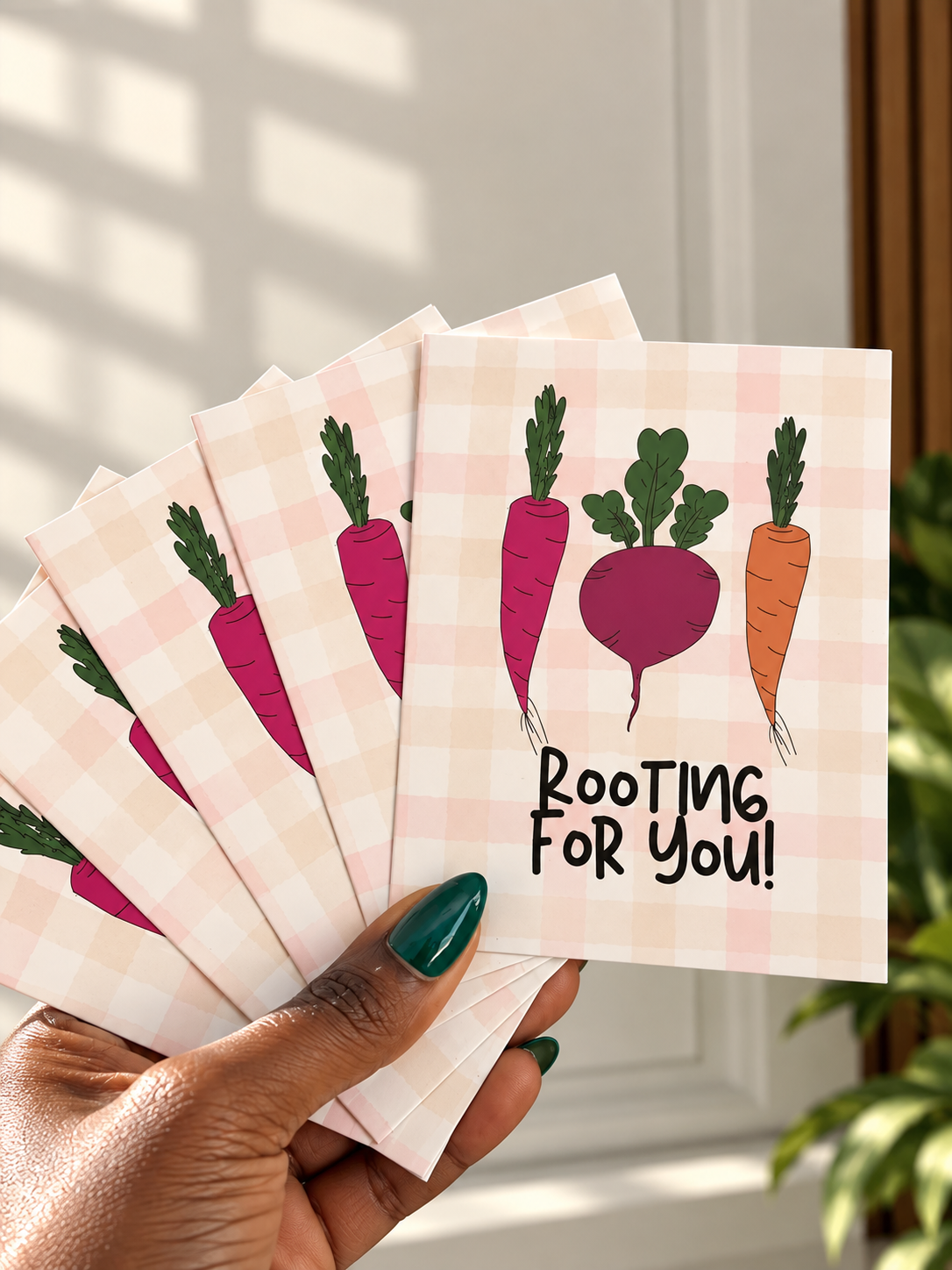 Rooting For You Greeting Card