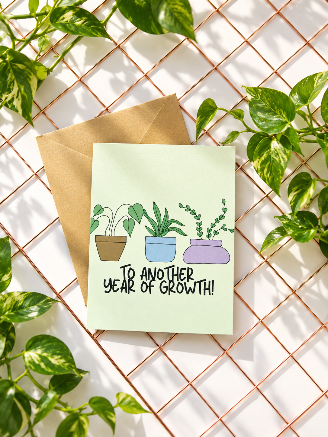 To Another Year of Growth Greeting Card