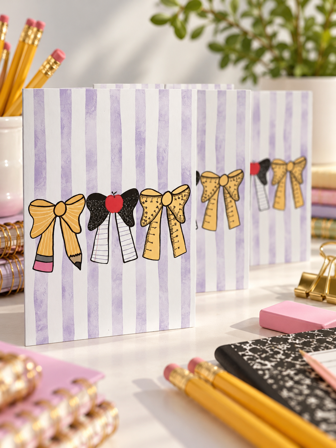 Teacher Bows Greeting Card