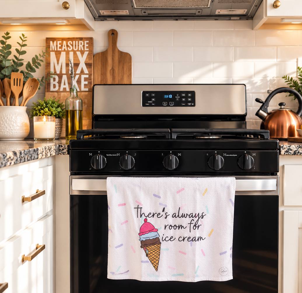 Ice Cream Tea Towel