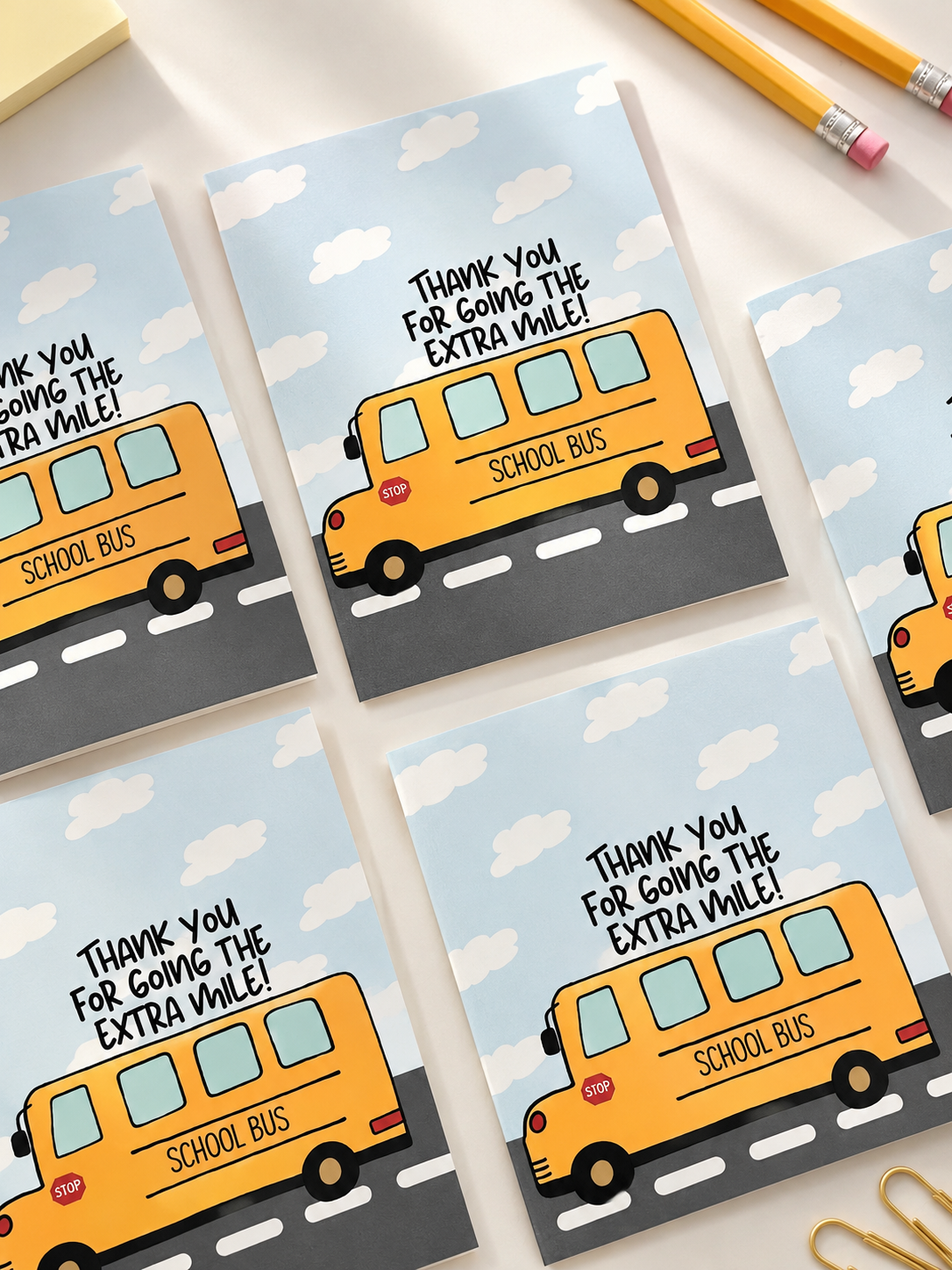 School Bus Greeting Card