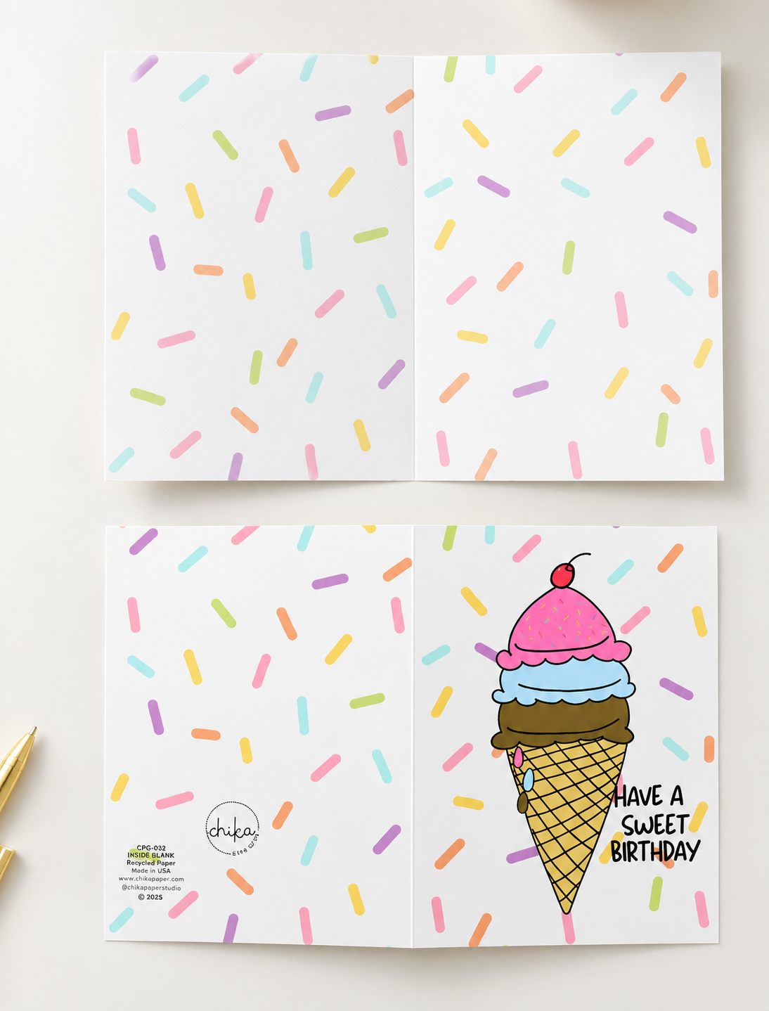 Pastel Sprinkle Birthday Card Flat Lay.png