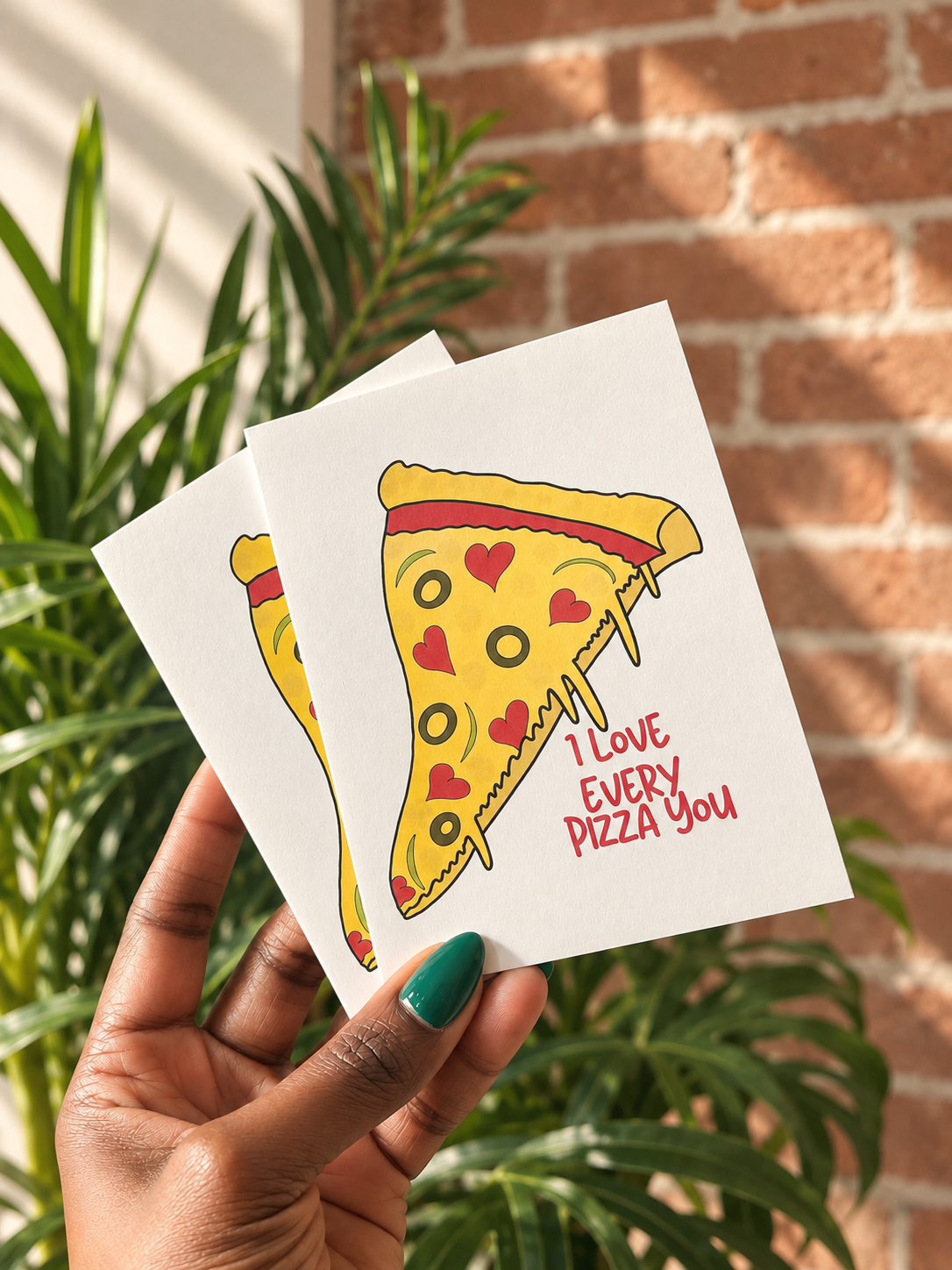 Pizza Greeting Card