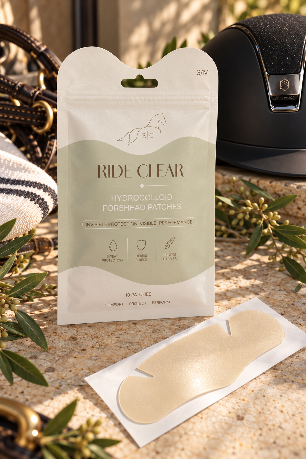 RideClear Forehead Patches