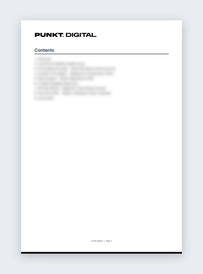 Shred-X strategy contents page (blurred)