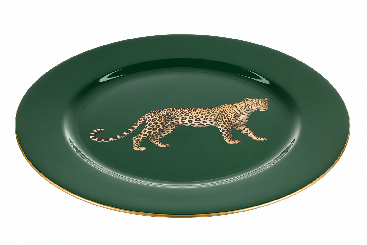 Plato verde esmeralda con leopardo dorado.png