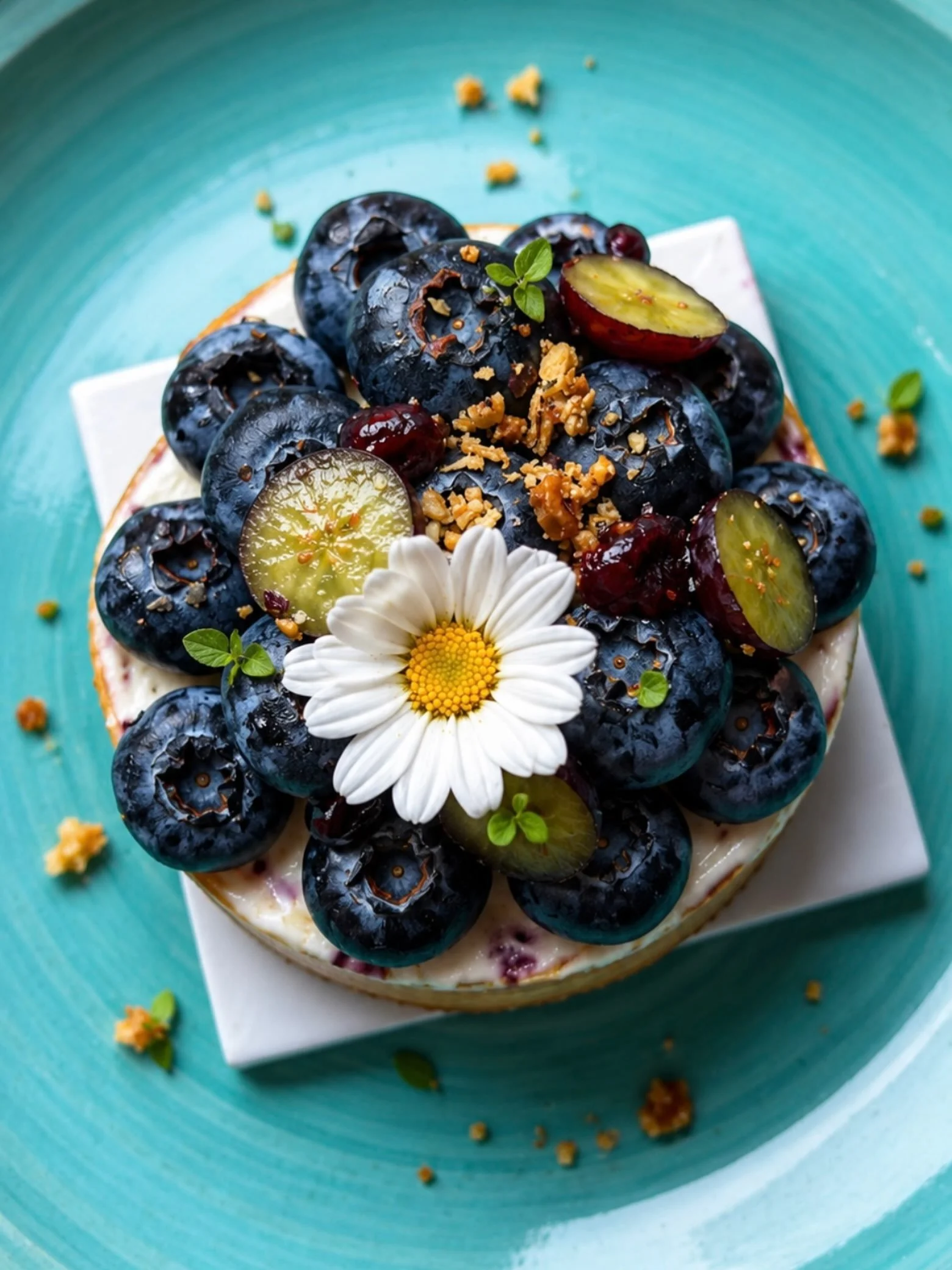Take a seat. Have a Blueberry Tartelette. Everything else can wait. 🫐💙 #patisserie #frenchbakery #bakery #neuk&ouml;ln #cedricgrolet