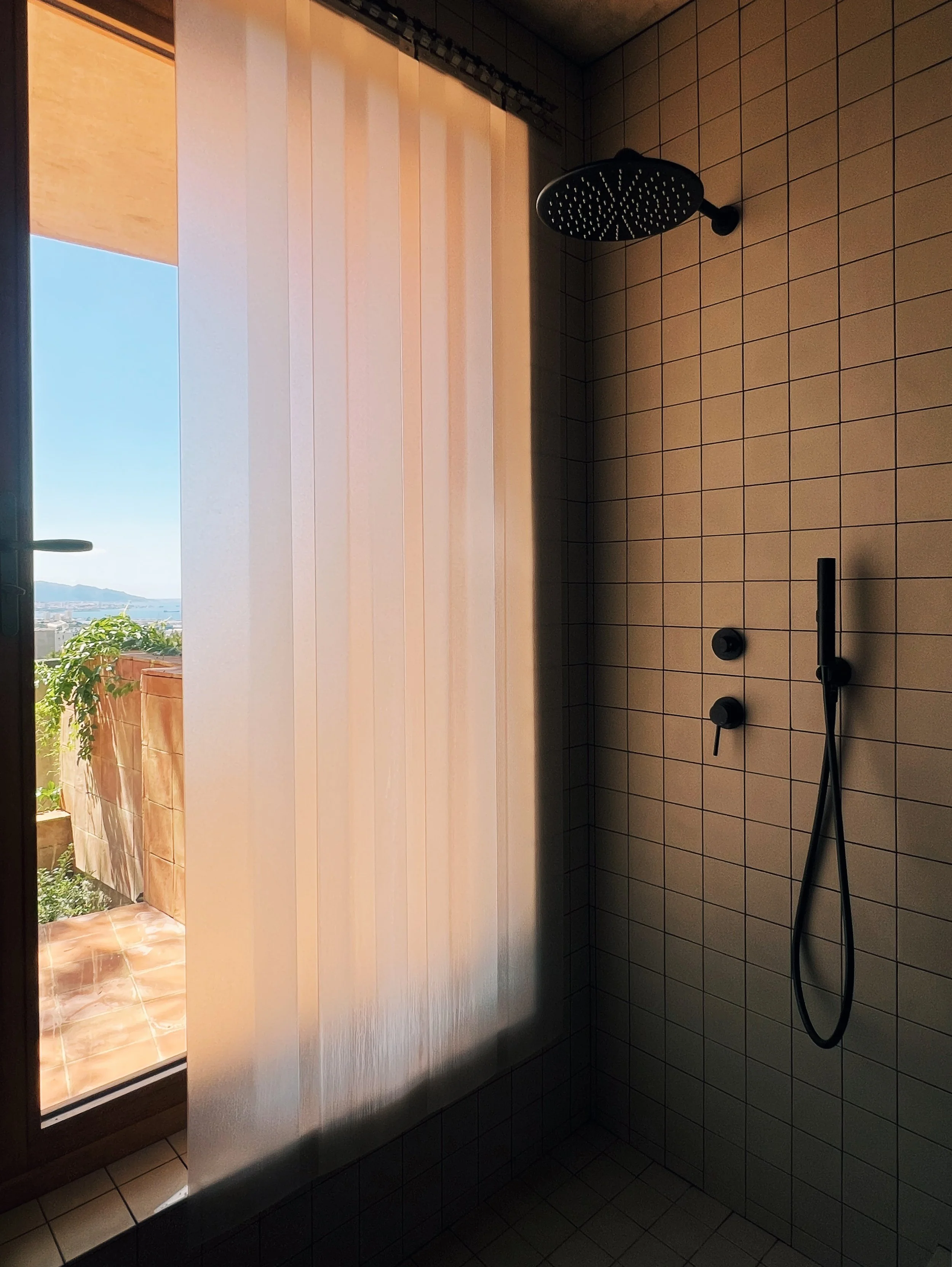 Douche italienne vu mer