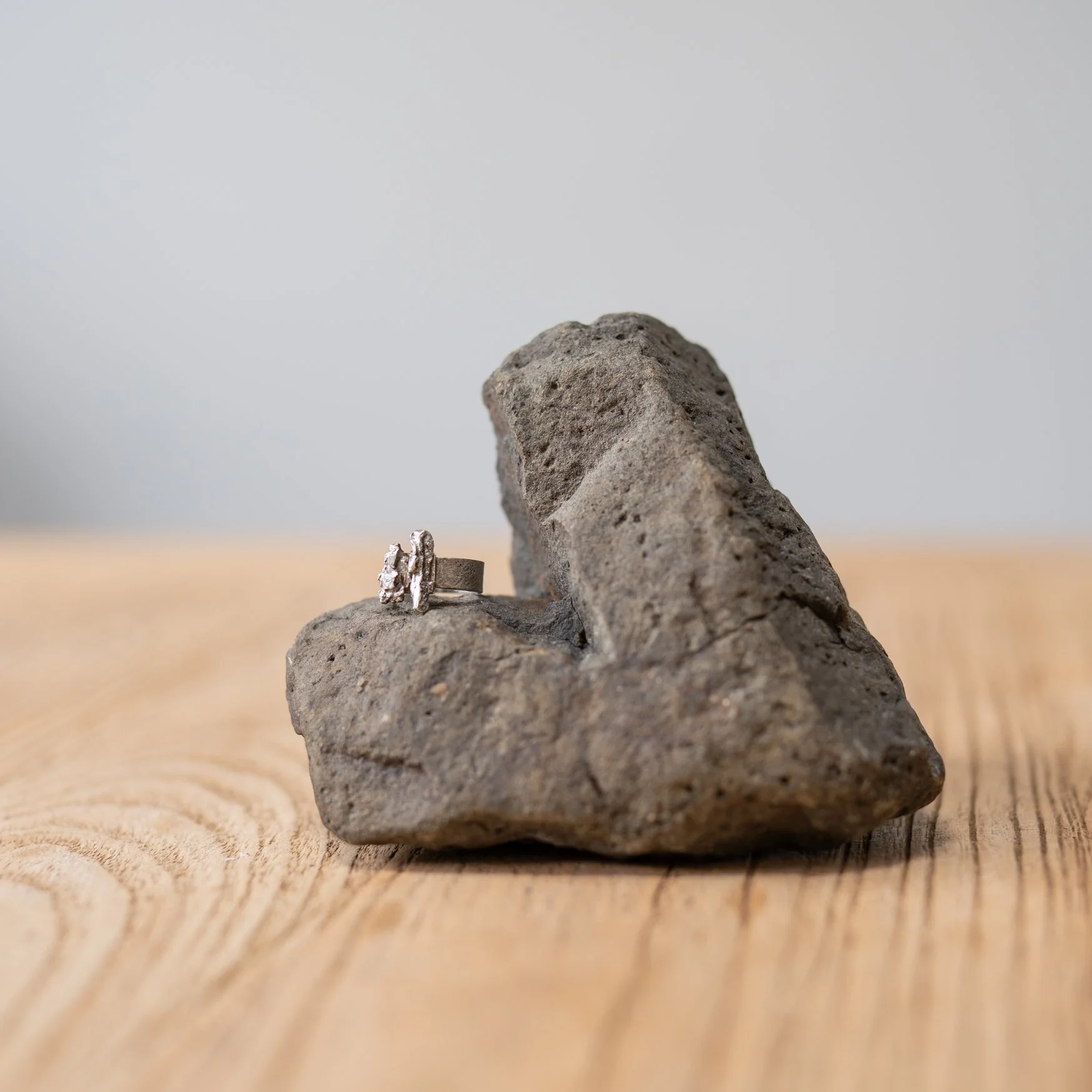 'Teasag' Sterling Silver Ring